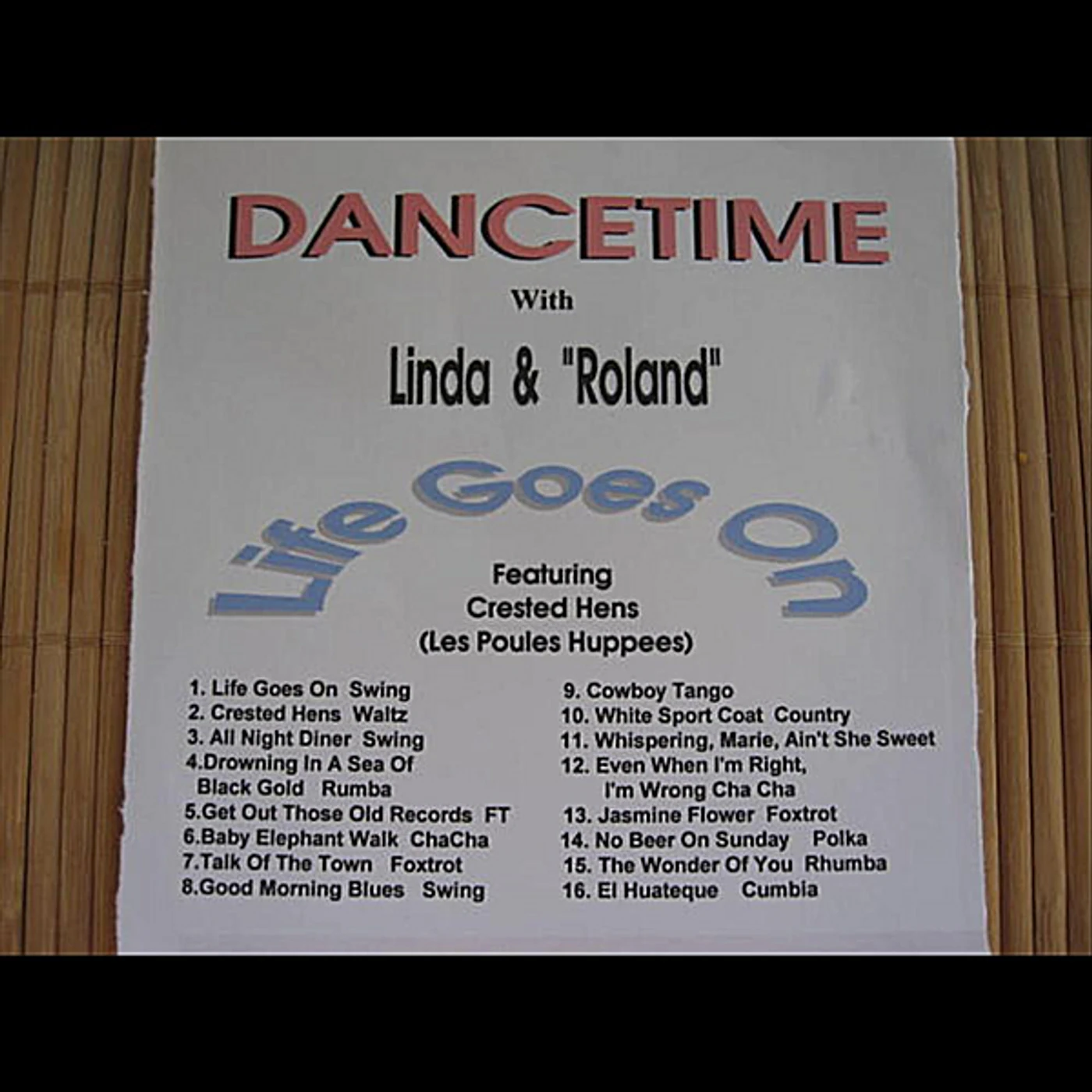 Dancetime With Linda & Roland LIFE GOES ON CD