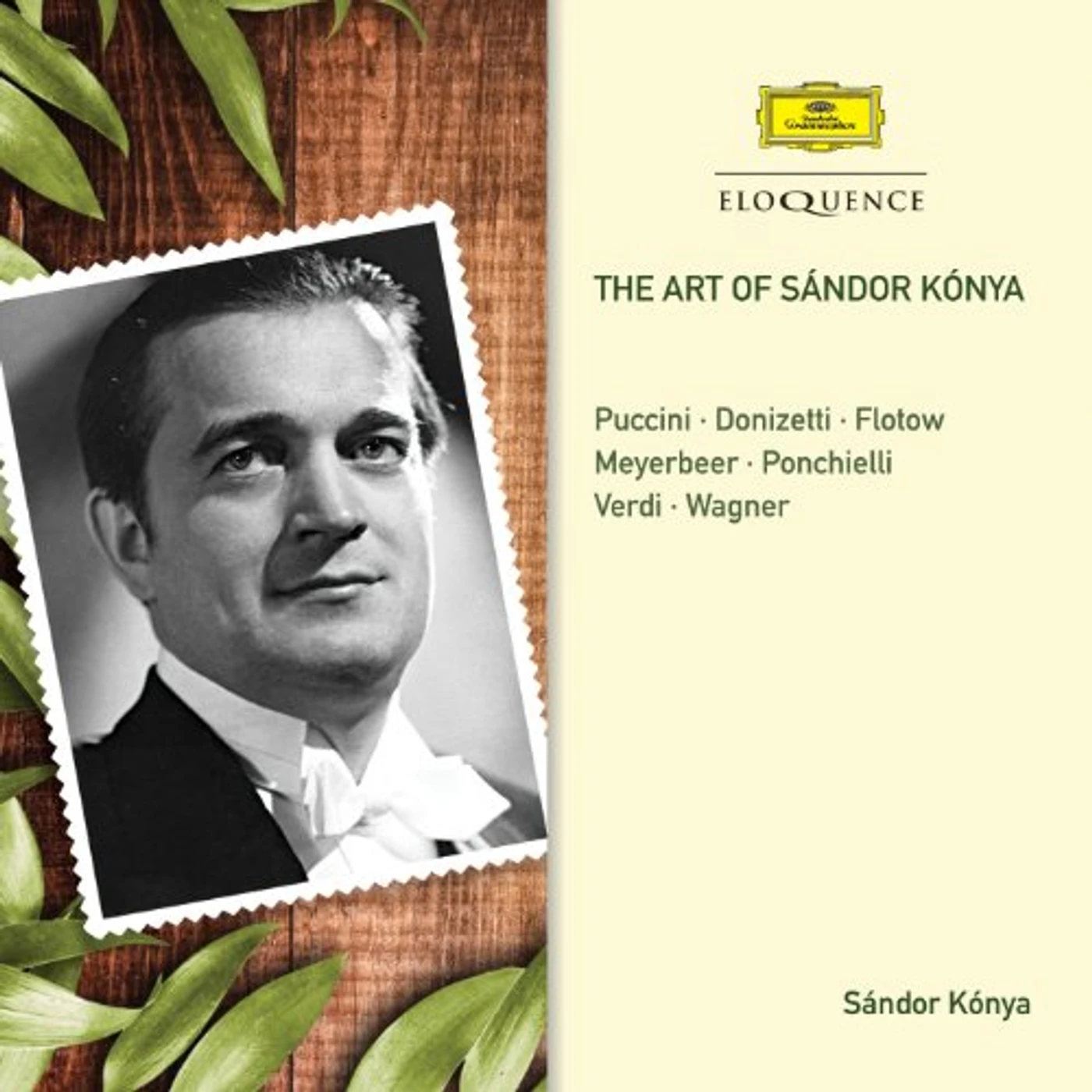 ART OF SANDOR KONYA CD