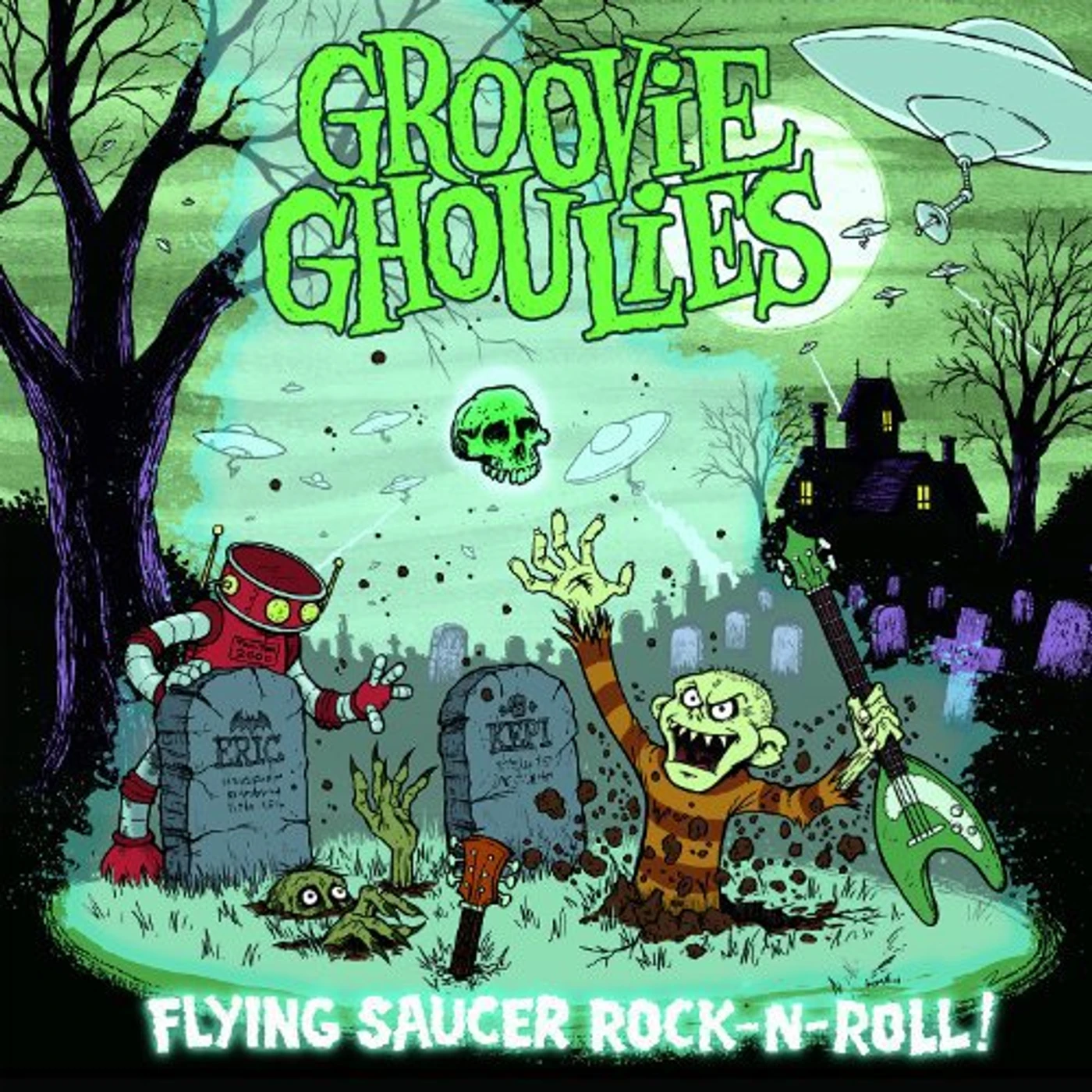 Groovie Ghoulies FLYING SAUCER ROCK N ROLL Vinyl Record