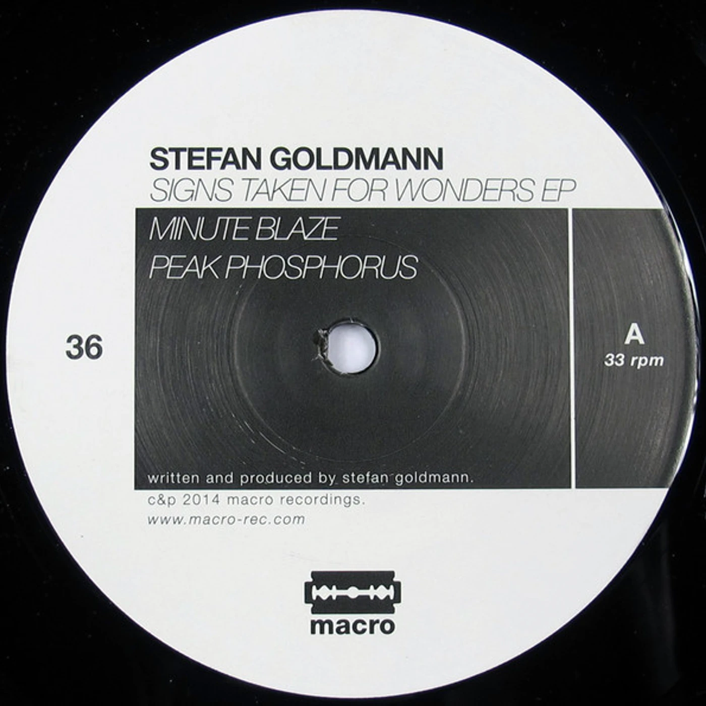 Stefan Goldmann SIGNS TAKEN FOR WONDERS Vinyl Record
