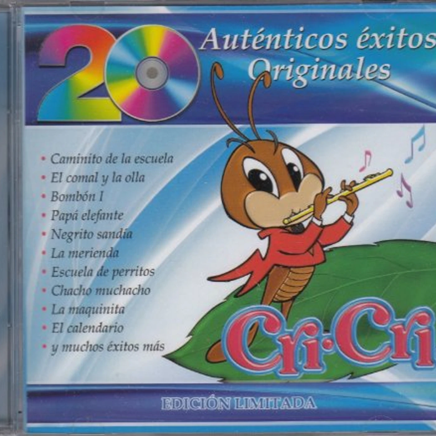 Cri-Cri 20 AUTENTICOS EXITOS ORIGINALES CD