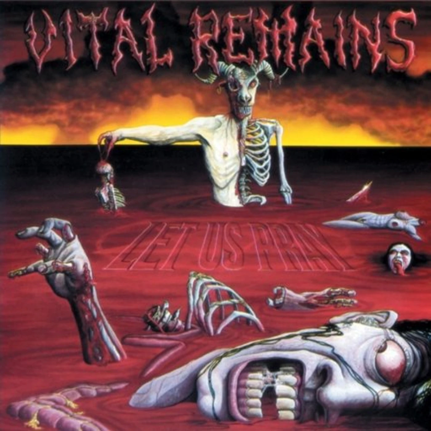 Vital Remains LET US PRAY Vinyl Record
