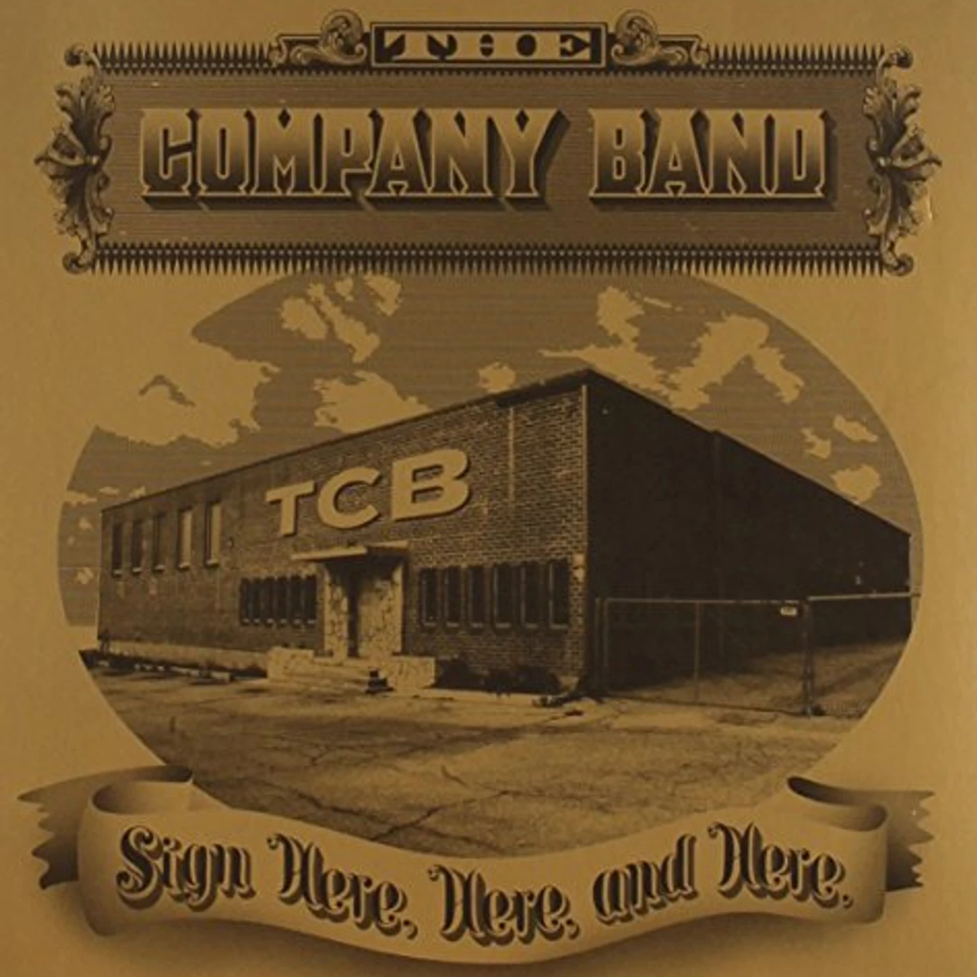 The Company Band SIGN HERE HERE & HERE CD