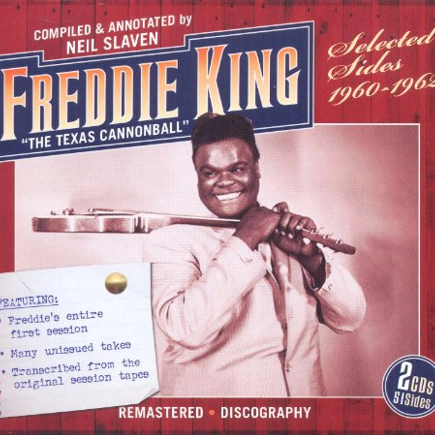 Freddie King TEXAS CANNONBALL: SELECTED SIDES 1960-62 CD