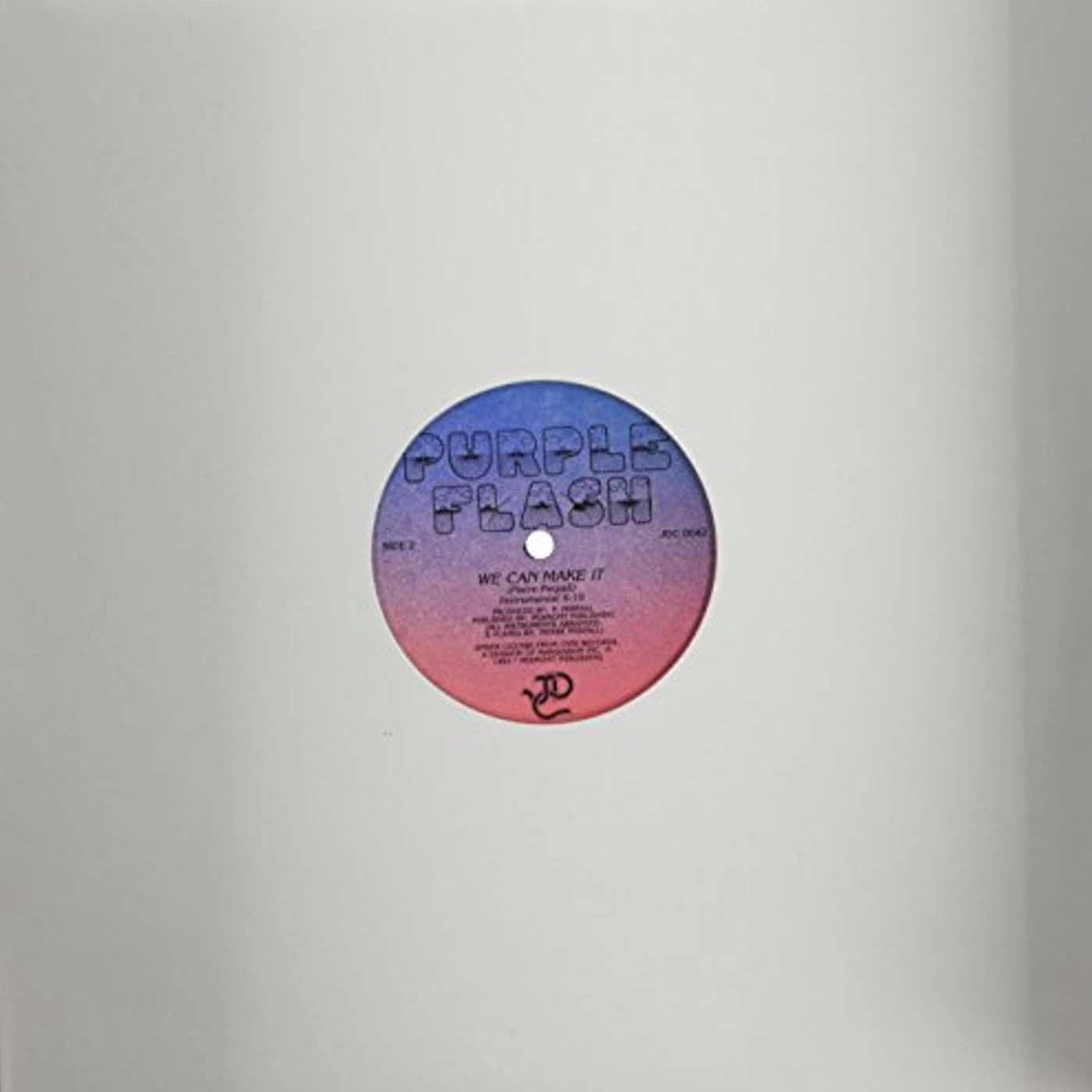 Purple Flash WE CAN MAKE IT (+INSTRUMENTAL) Vinyl Record