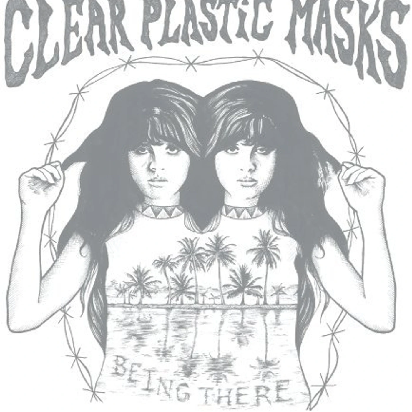 Clear Plastic Masks Being There Vinyl Record