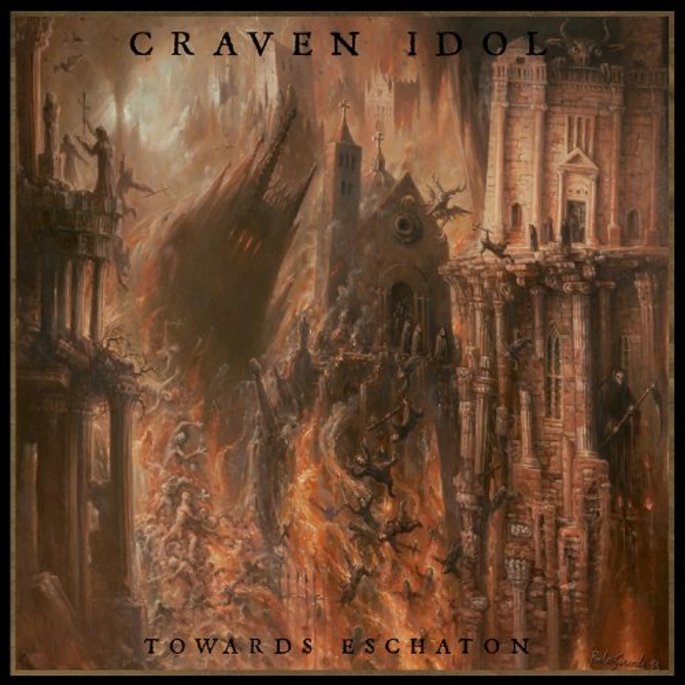 Craven Idol TOWARDS ESCHATON Vinyl Record