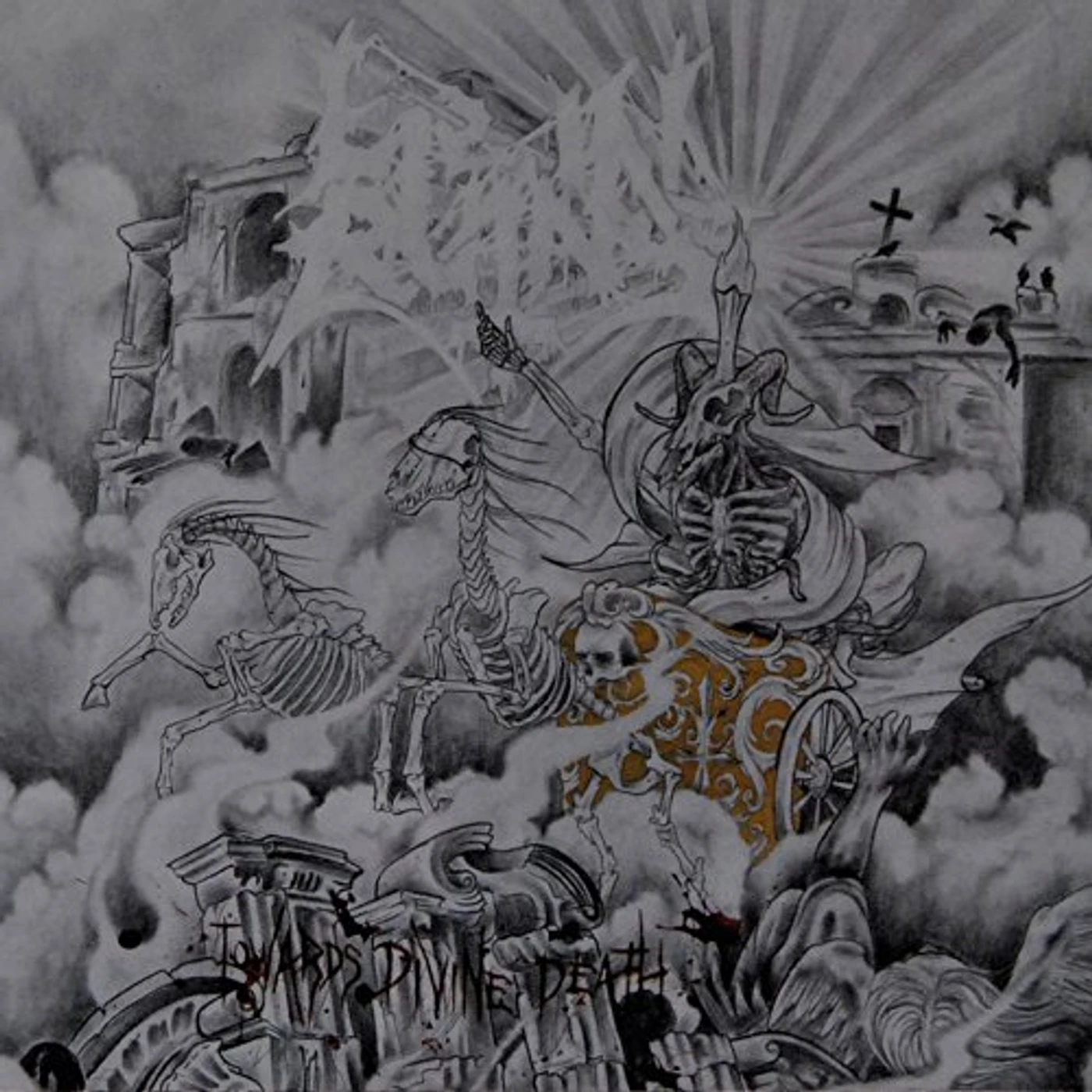 Lie in Ruins TOWARDS DIVINE EARTH Vinyl Record