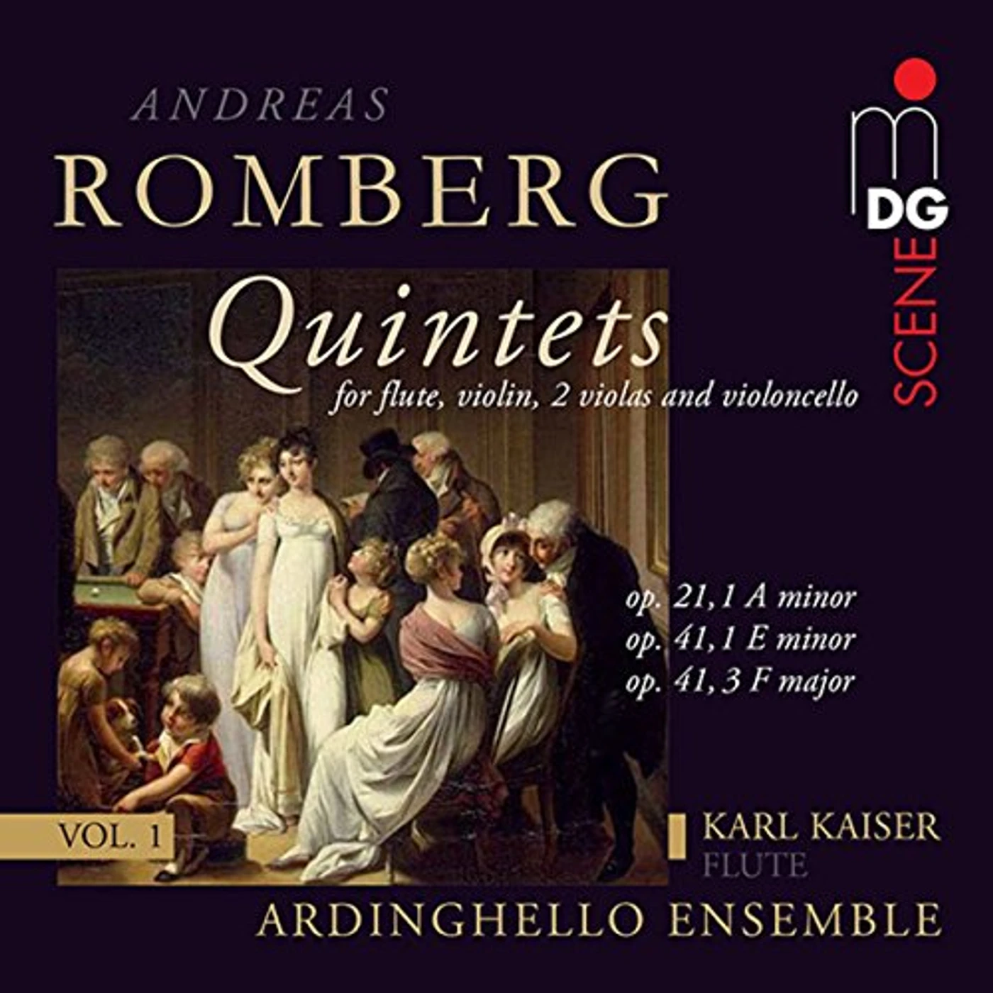 Ardinghello Ensemble FLUTE QUARTETS OP. 21 1 & 41 CD