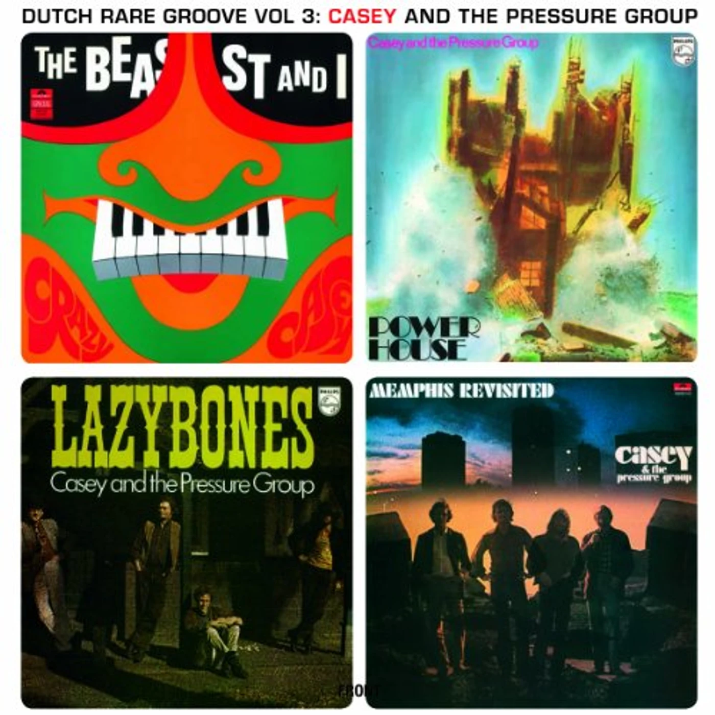 Casey & The Pressure Group DUTCH RARE GROOVE 3 Vinyl Record