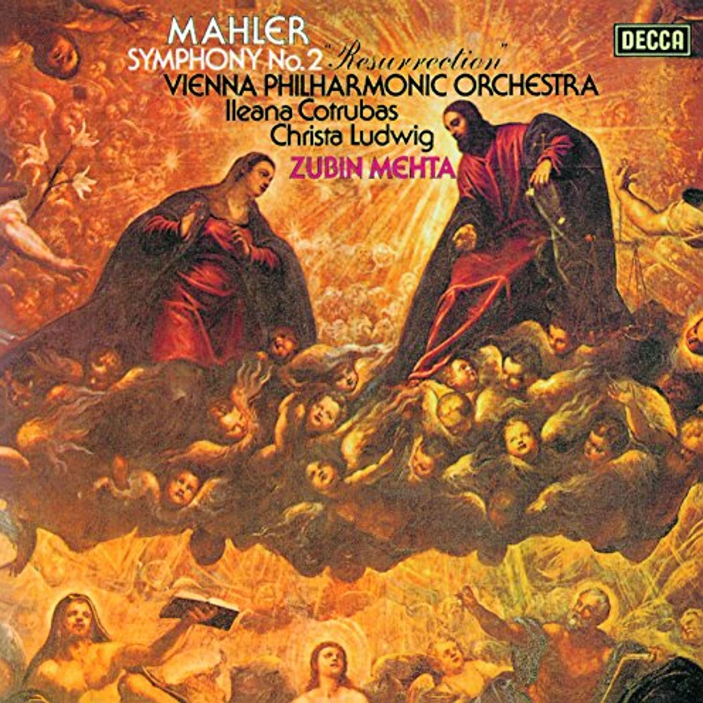 Zubin Mehta MAHLER: SYMPHONY NO.2 'AUFERSTEHUNG' CD