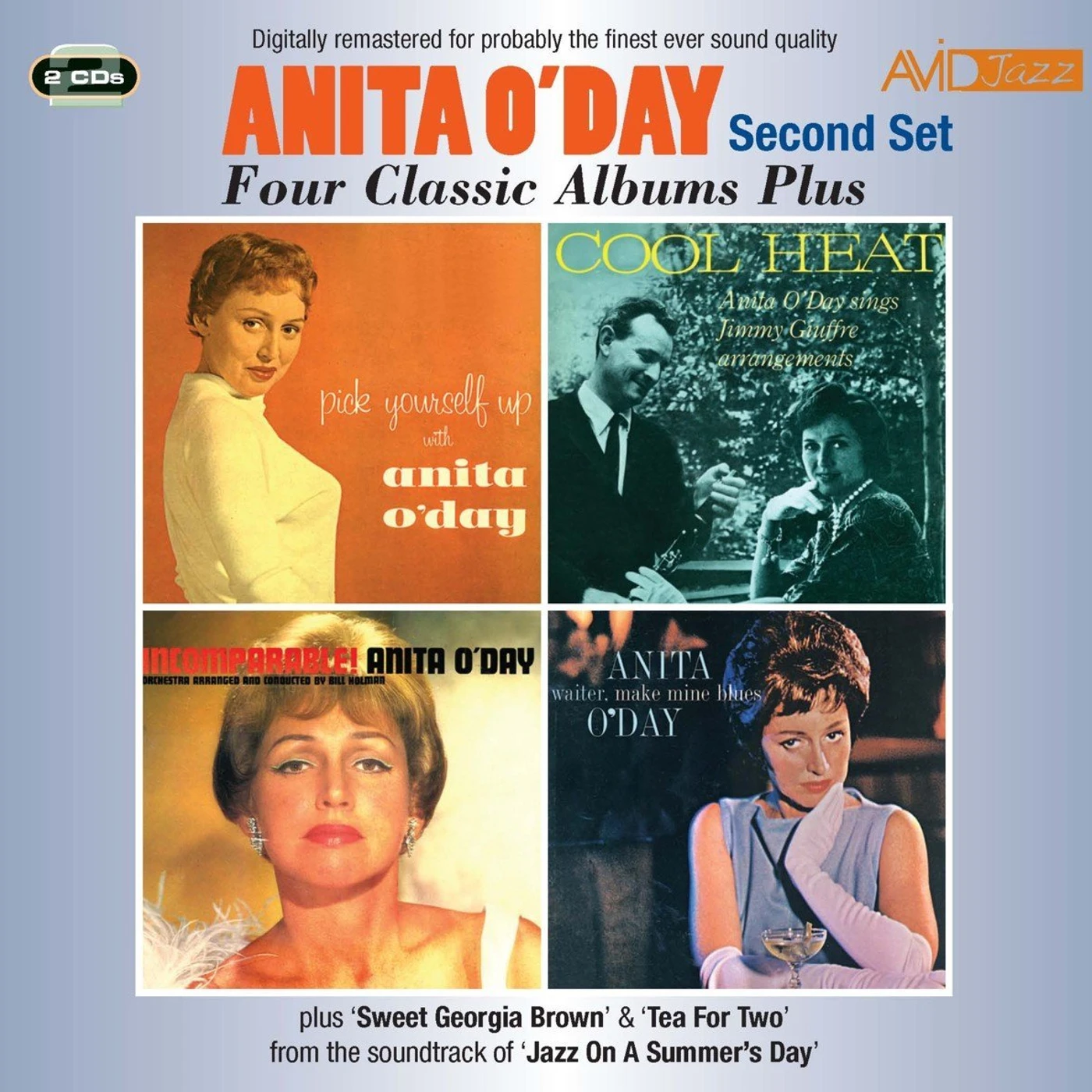 Anita O'Day 4 LPS-PICK YOURSELF UP / COOL HEAT / INCOMPARABLE CD