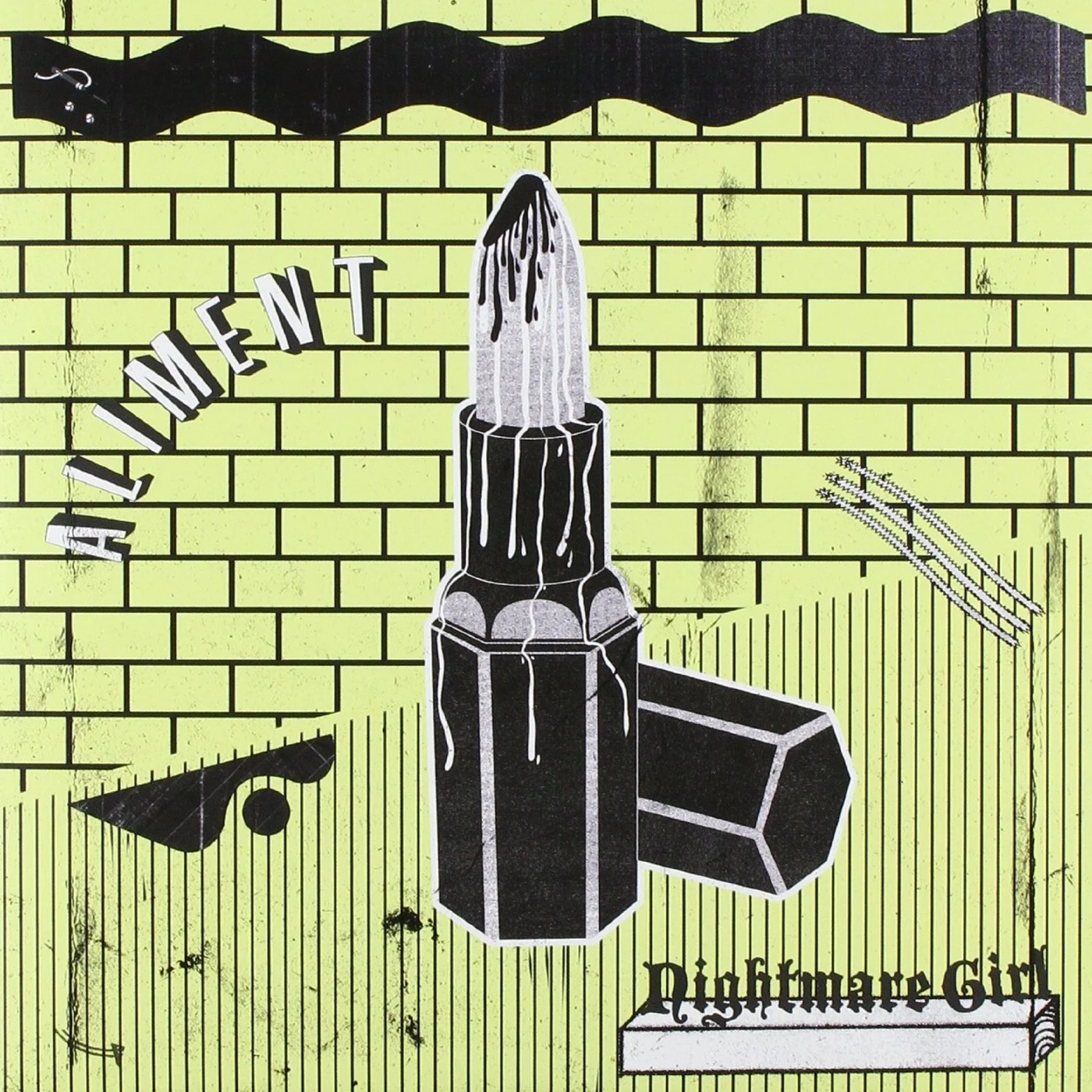 Aliment NIGHTMARE GIRL / CEMENTIRI Vinyl Record