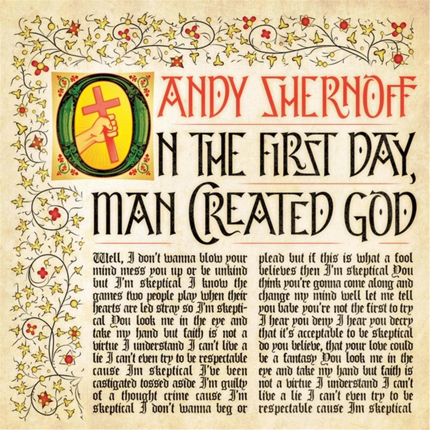 Andy Shernoff ON THE FIRST DAY MAN CREATED GOD CD