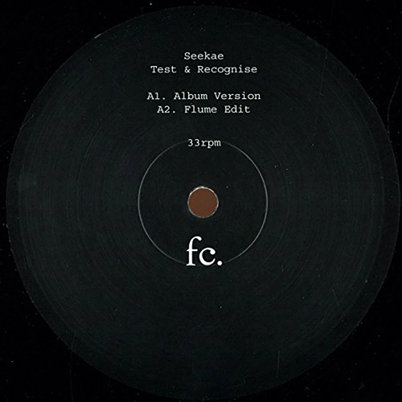 Seekae TEST & RECOGNISE REMIXES Vinyl Record