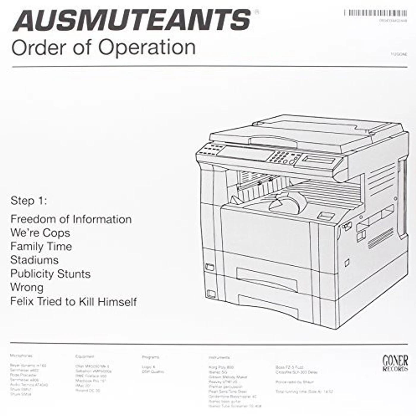 Ausmuteants Order of Operation Vinyl Record
