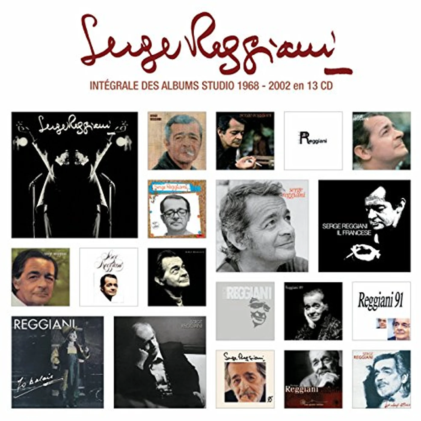Serge Reggiani L'INTEGRALE DES ALBUMS STUDIOS CD