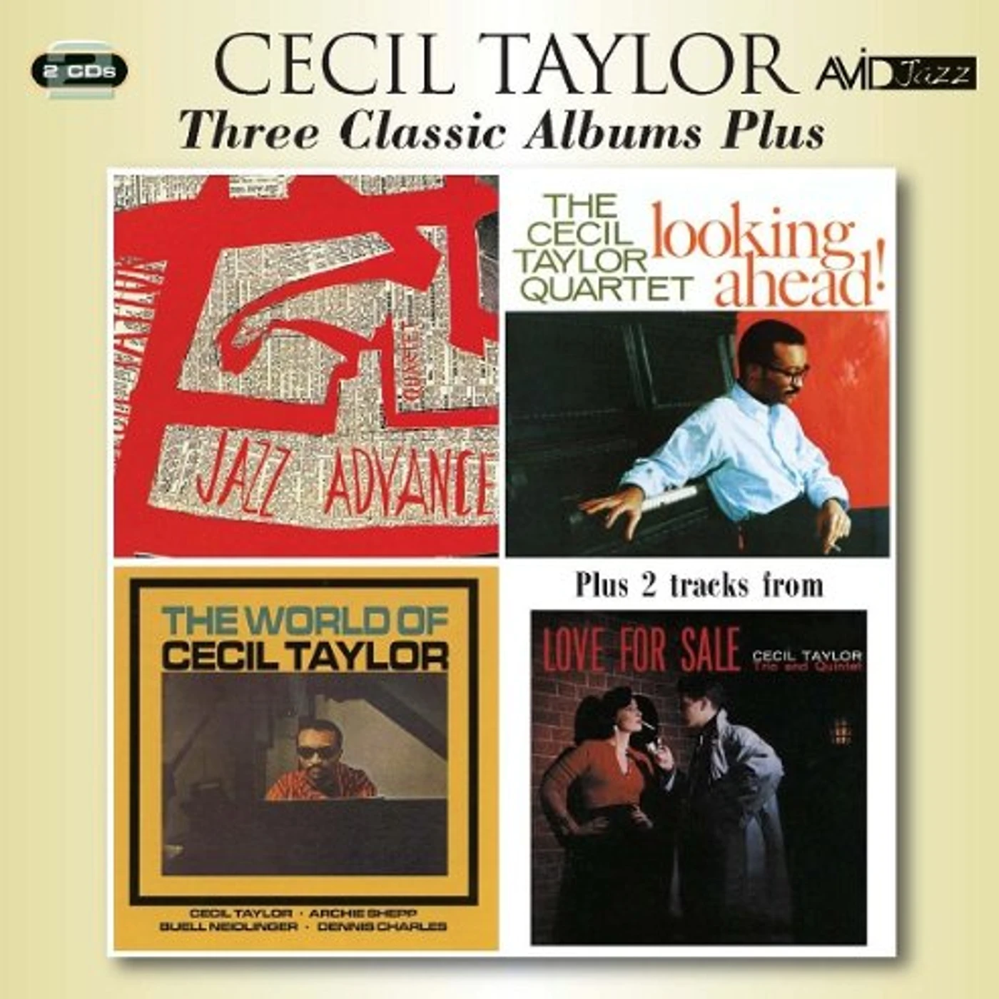 Cecil Taylor THREE CLASSIC ALBUMS PLUS CD