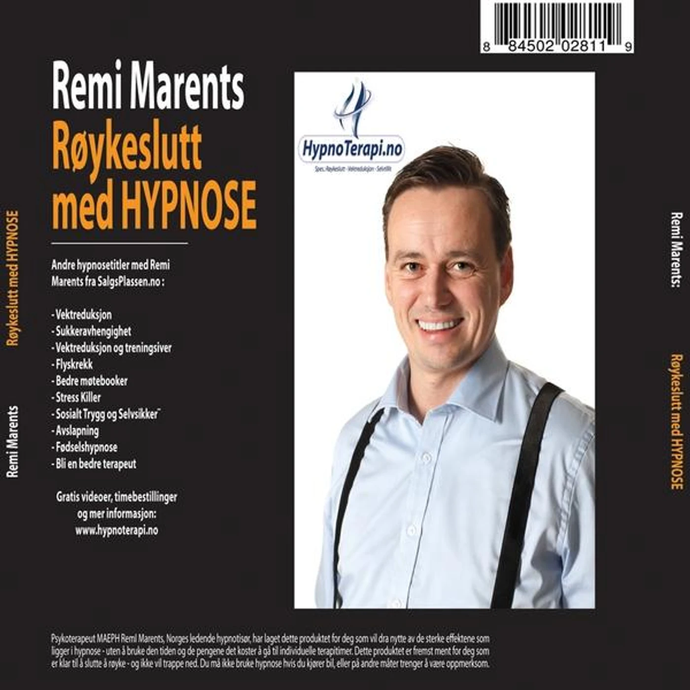 Remi Marents ROYKESLUTT MED HYPNOSE CD