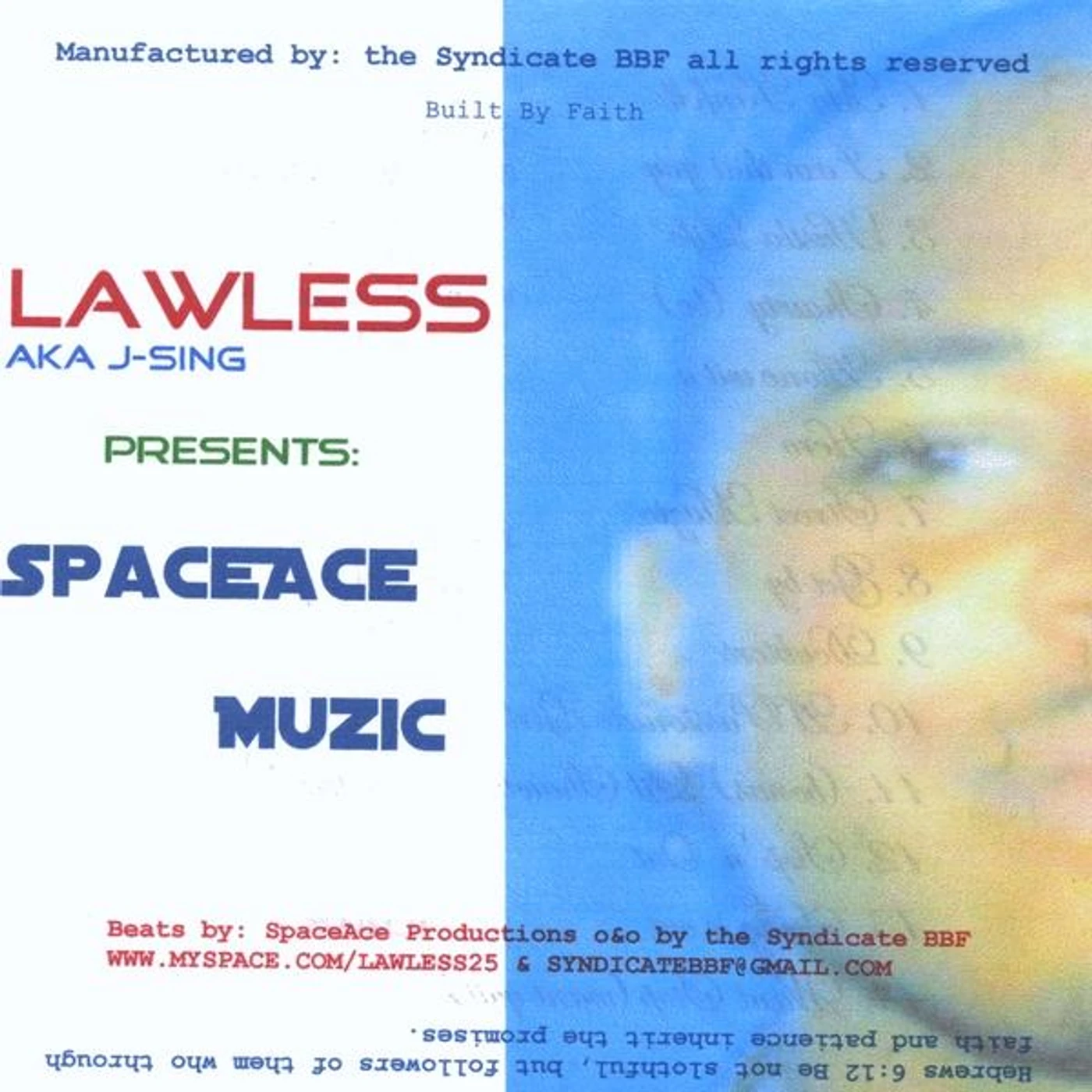 Lawless SPACEACE MUZIC CD