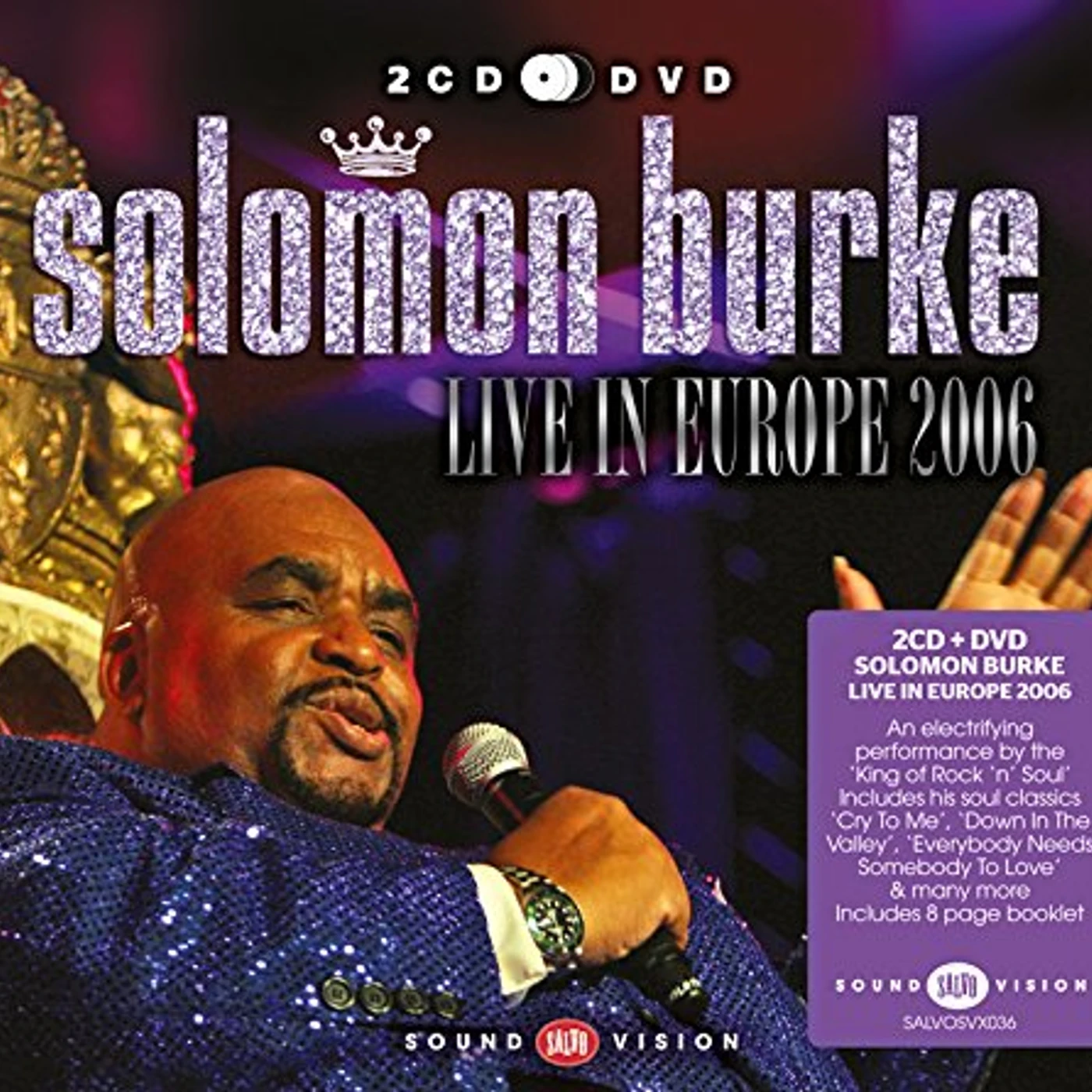 Solomon Burke LIVE IN EUROPE 2006 CD