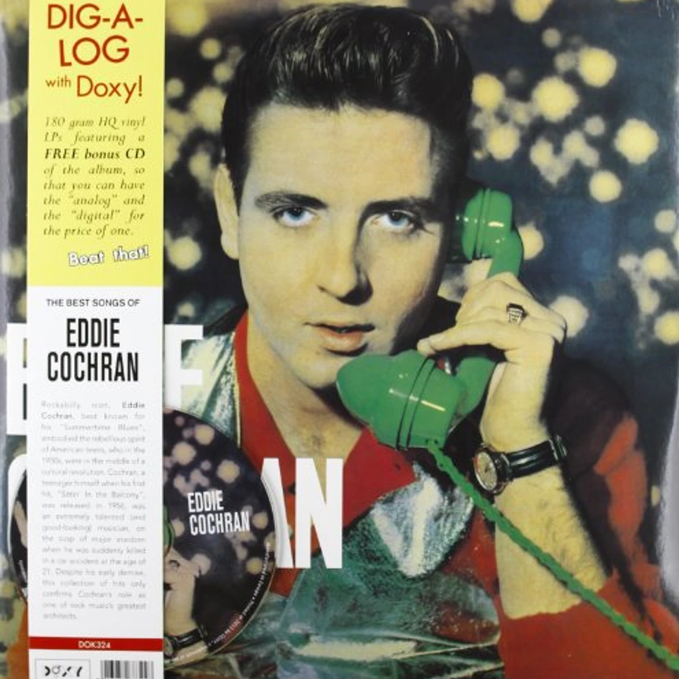 EDDIE COCHRAN Vinyl Record - Italy Release