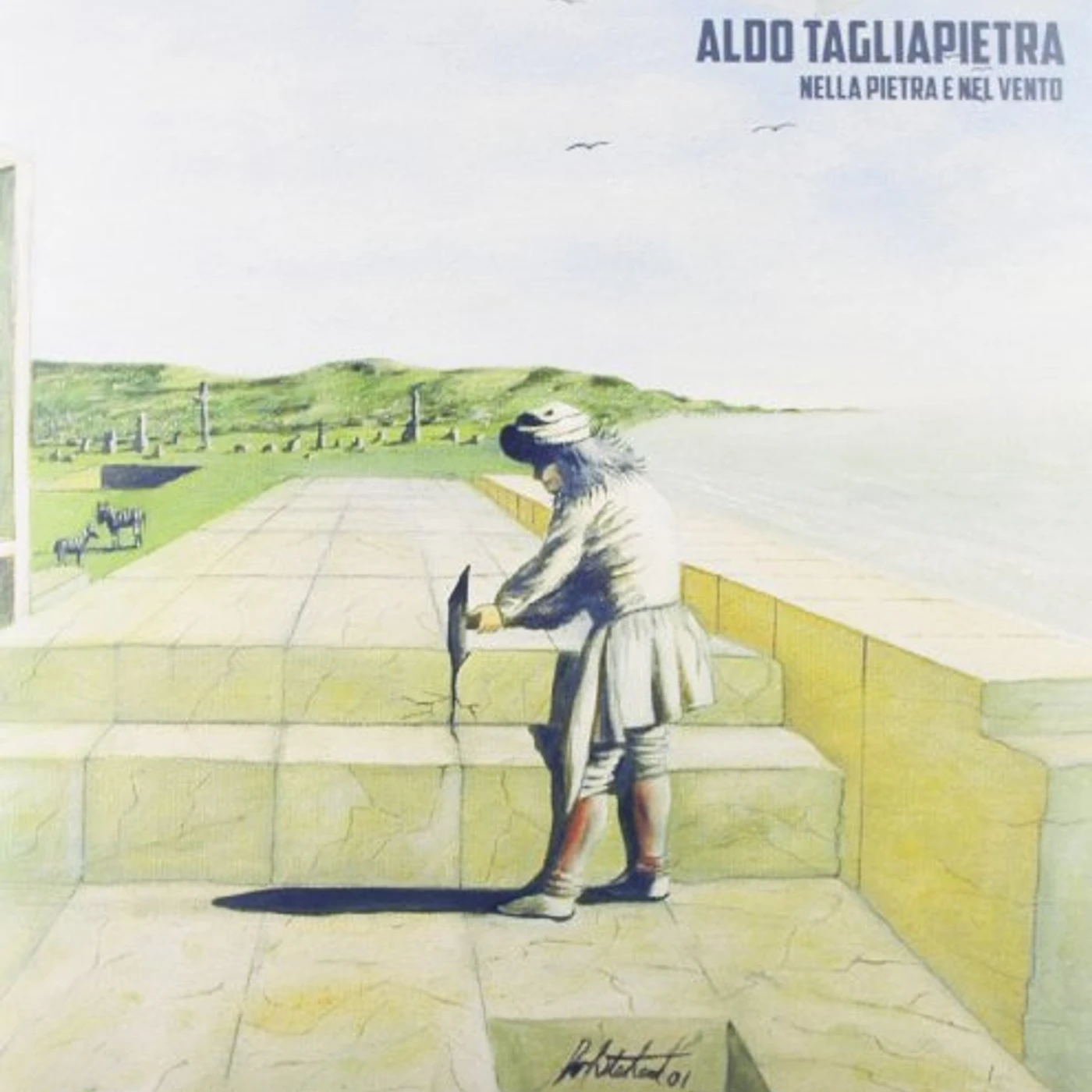 Aldo Tagliapietra Nella Pietra E Nel Vento Vinyl Record