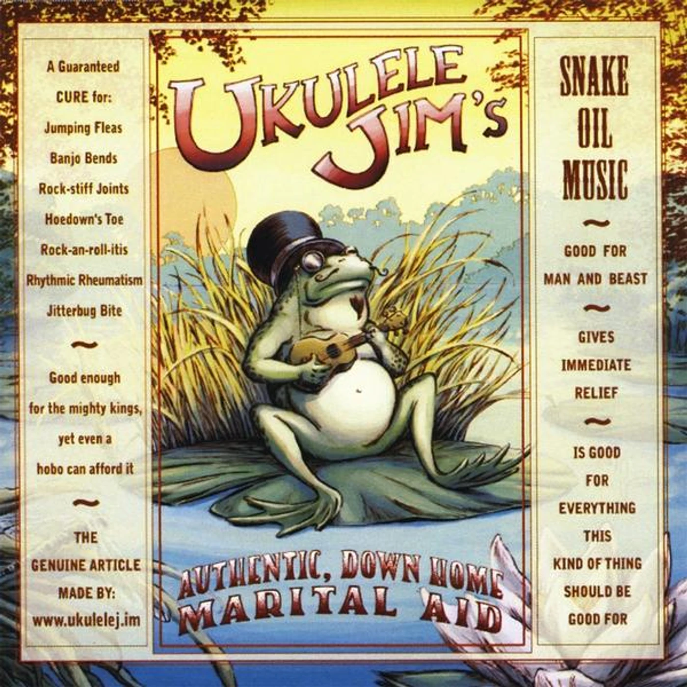 UKULELE JIM'S AUTHENTIC DOWN HOME MARITAL AID CD