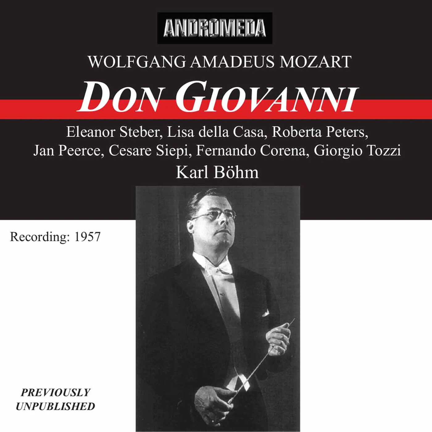 Wolfgang Amadeus Mozart DON GIOVANNI: STEBER-DELLA CD