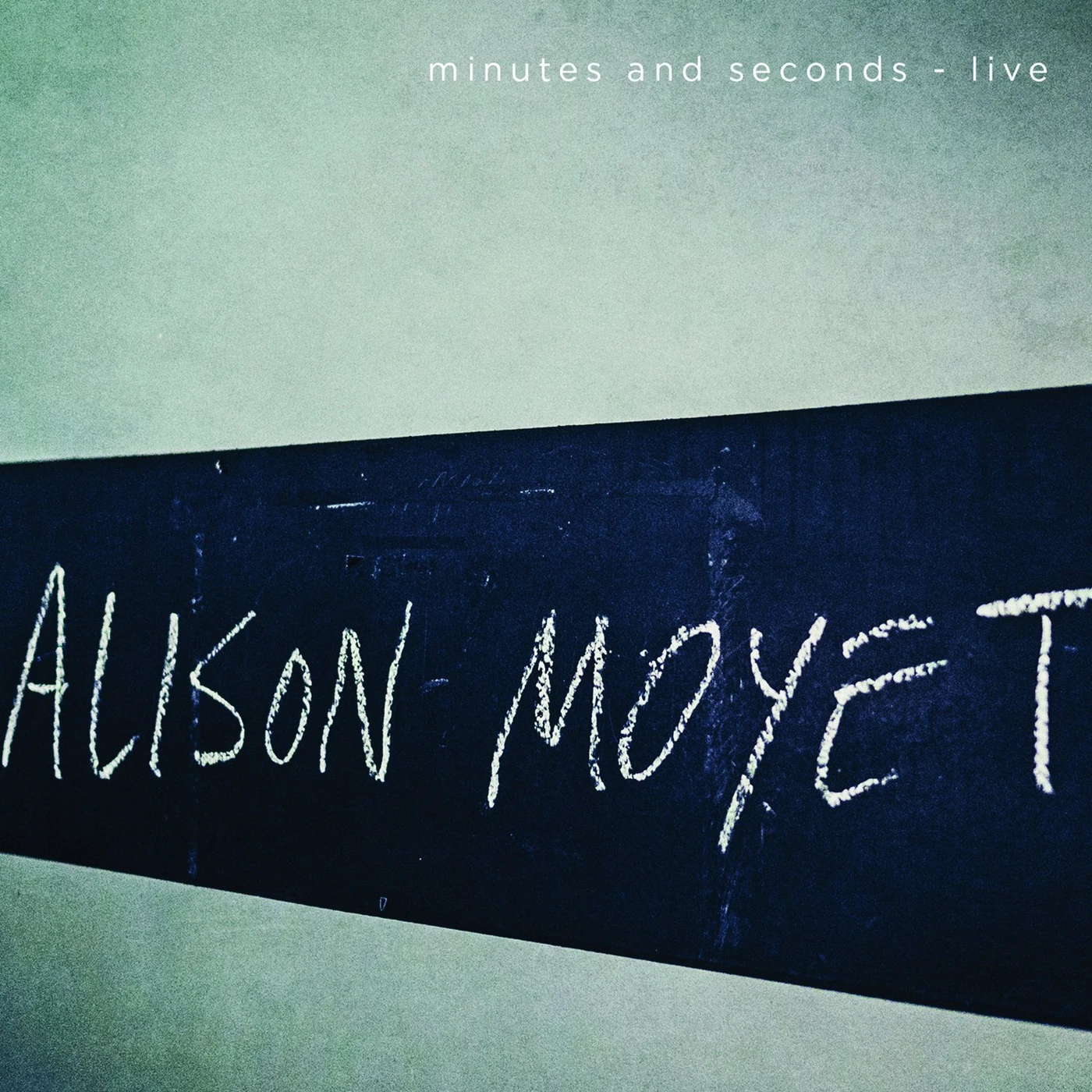 Alison Moyet MINUTES & SECONDS - LIVE CD