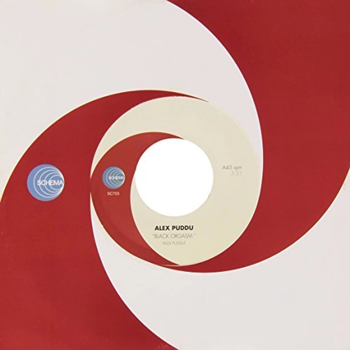 Alex Puddu BLACK ORGASMO Vinyl Record