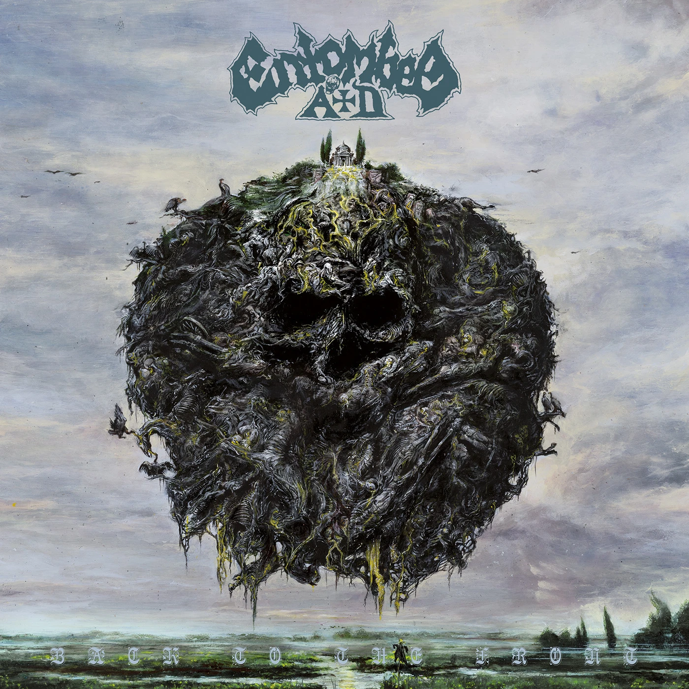 Entombed Ad BACK TO THE FRONT (BLUE VINYL) Vinyl Record