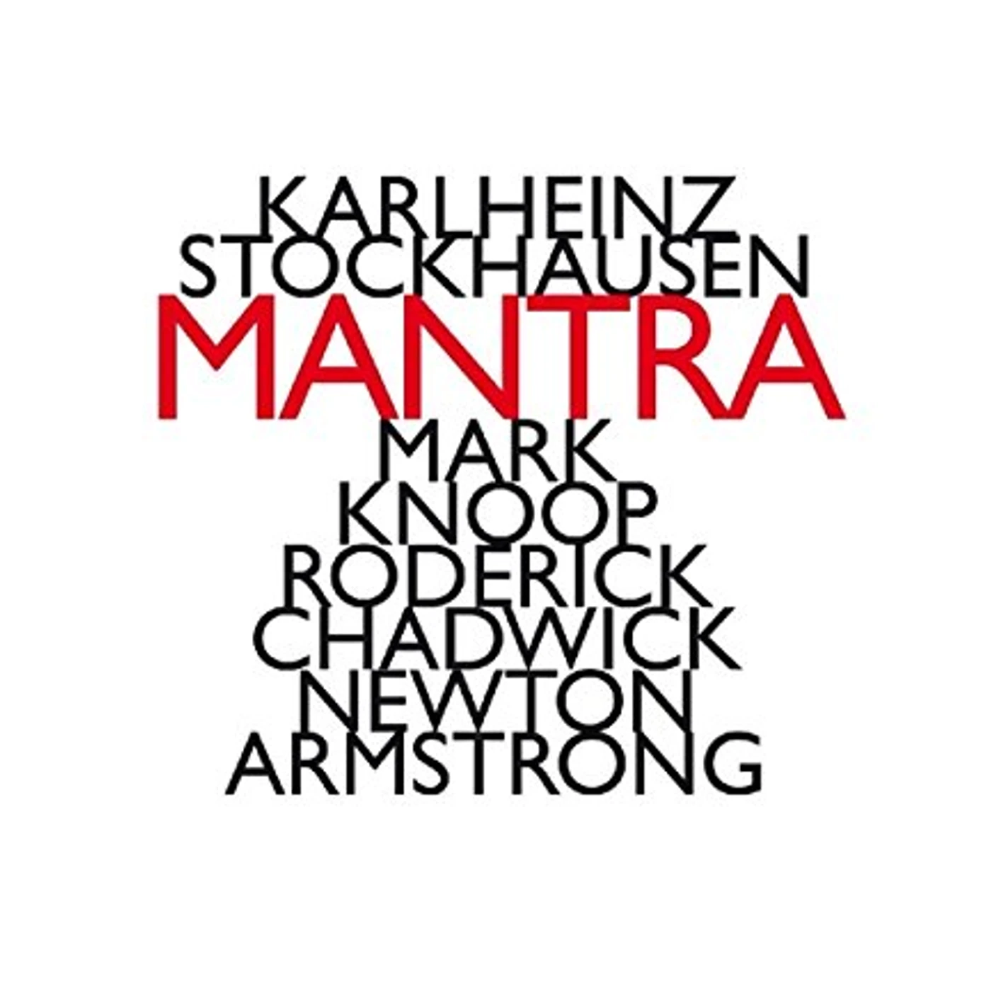 Karlheinz Stockhausen MANTRA CD