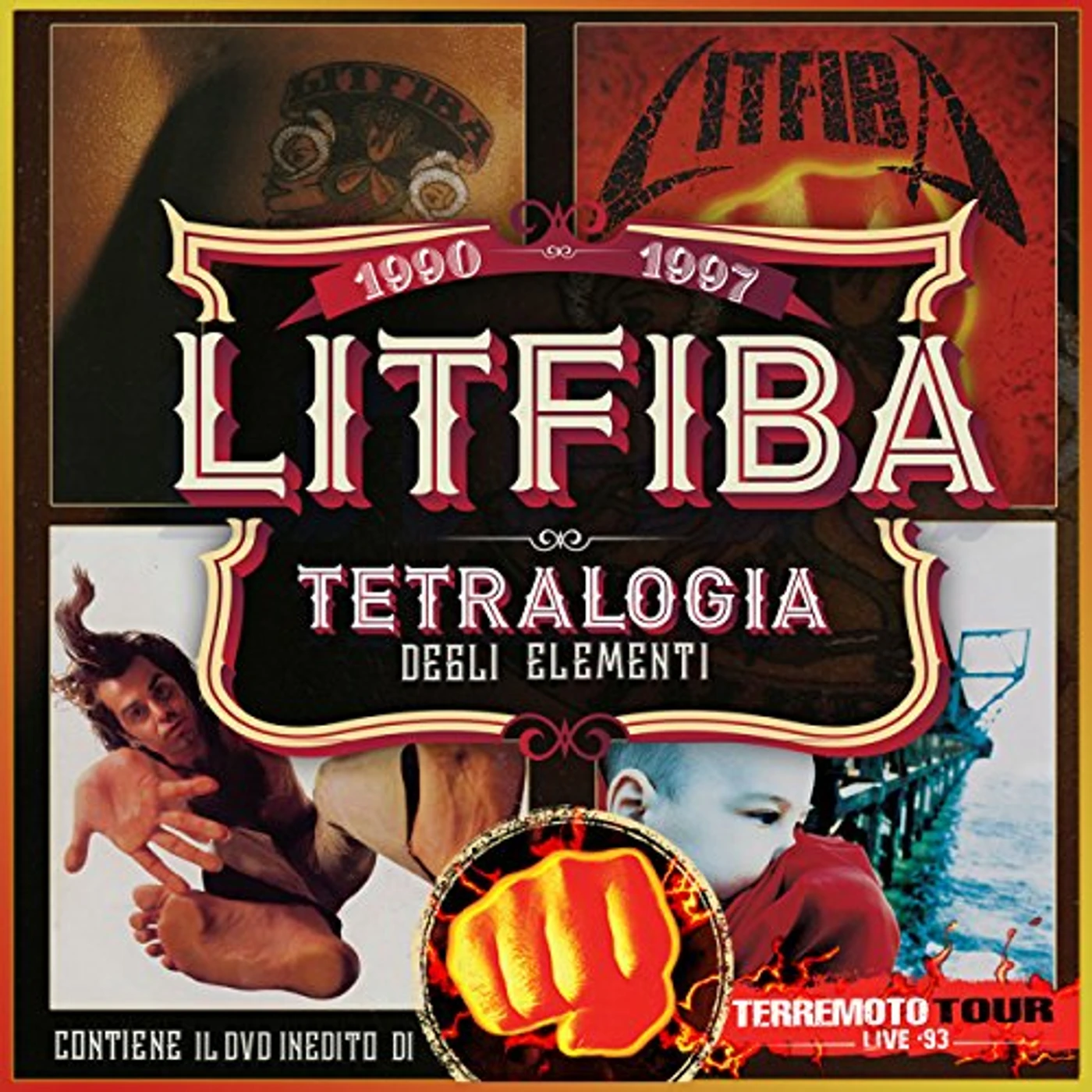 Litfiba TETRALOGIA DEGLI ELEMENTI LIVE CD