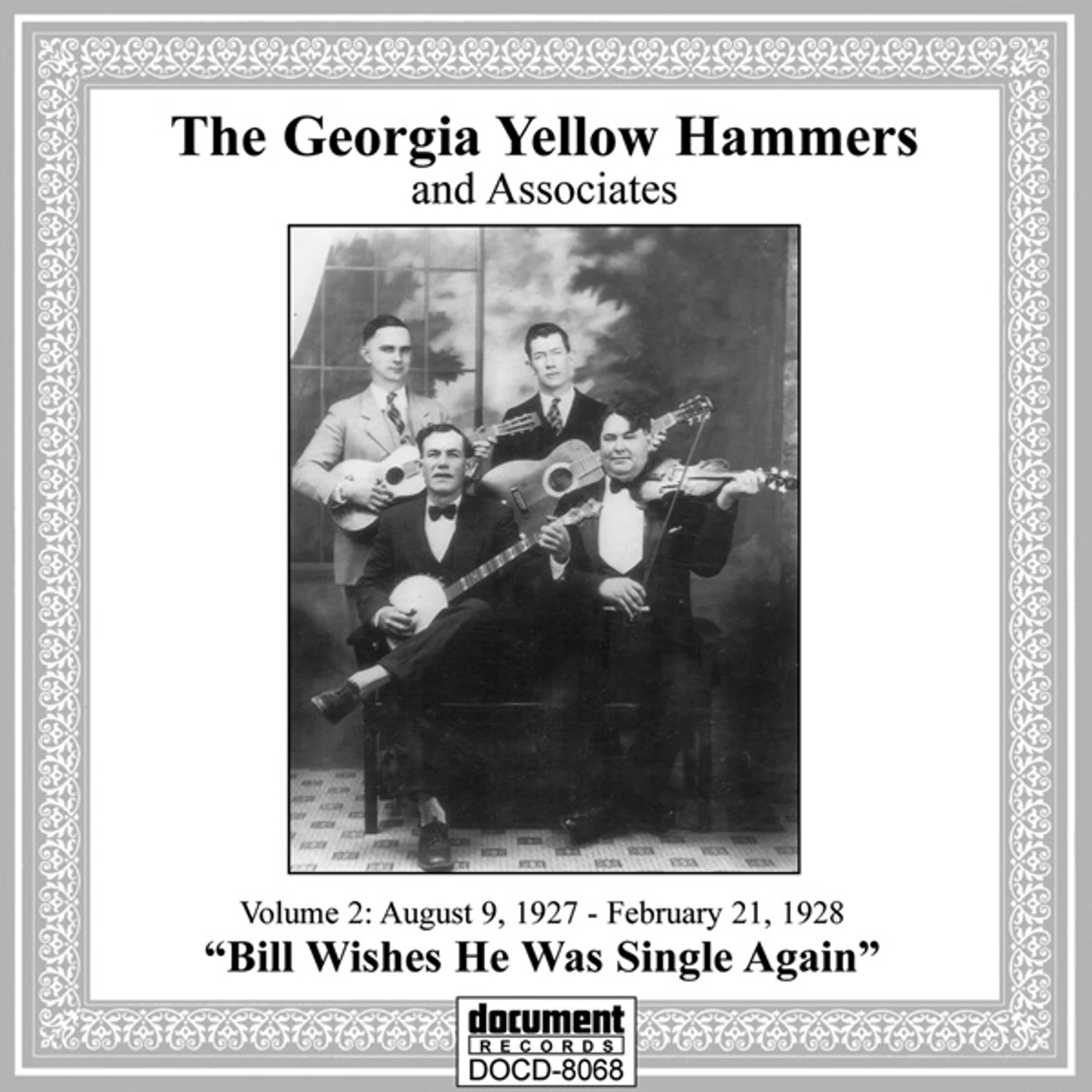 Georgia Yellow Hammers VOL 2: BILL WISHES HE WAS SINGLE AGAIN CD