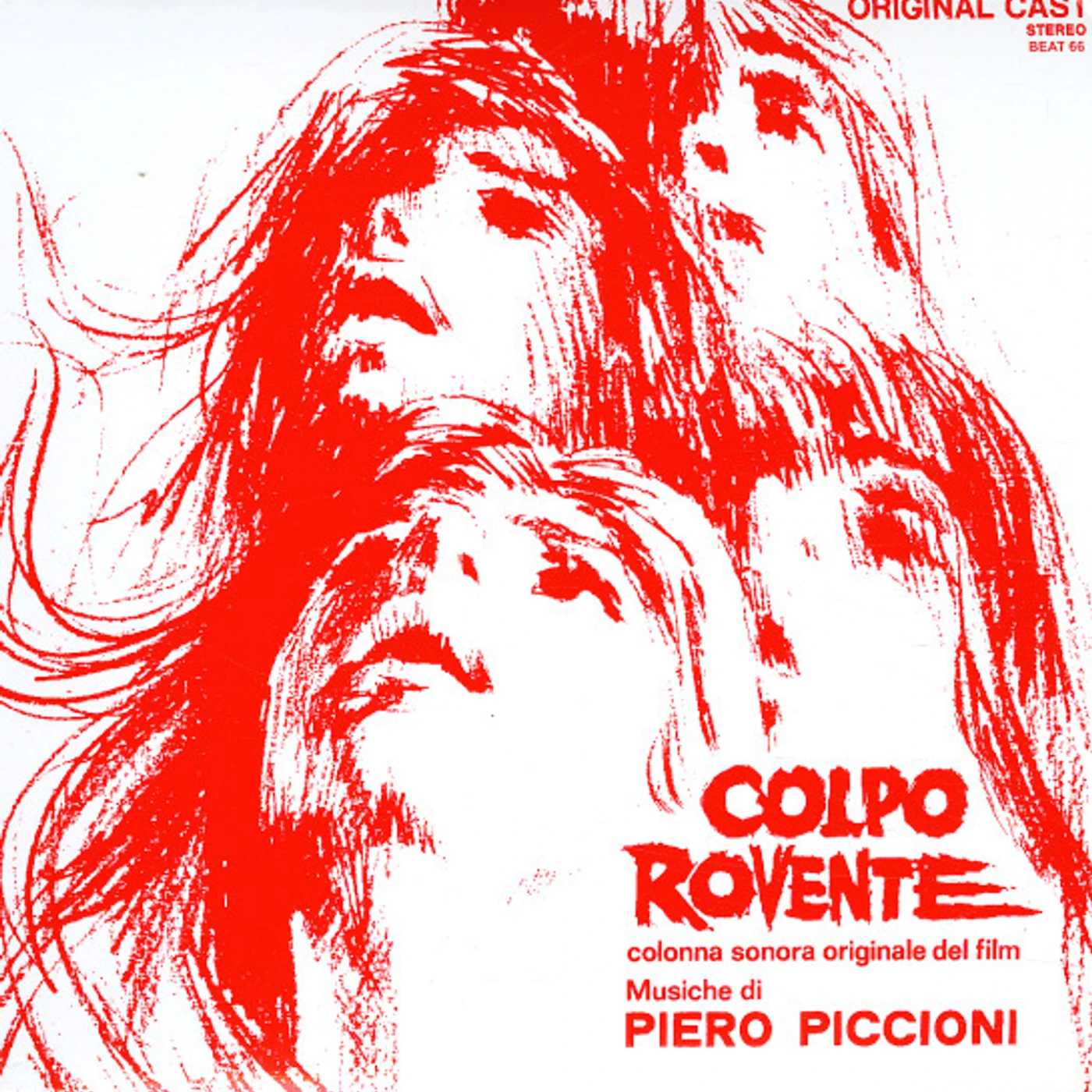 Piero Piccioni COLPO ROVENTE: COLONNA SONORA (SCORE) / O.S.T. CD