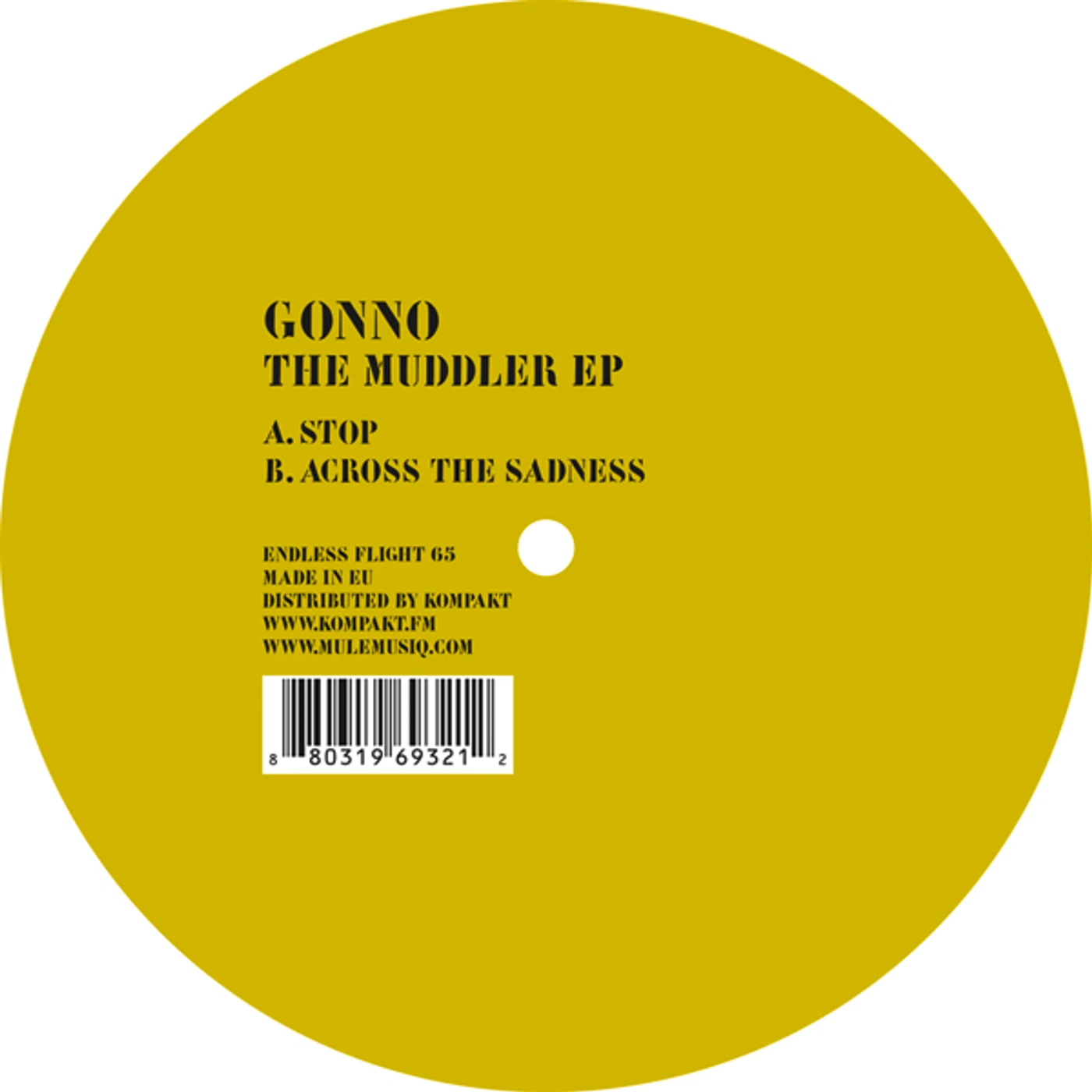 Gonno MUDDLER Vinyl Record