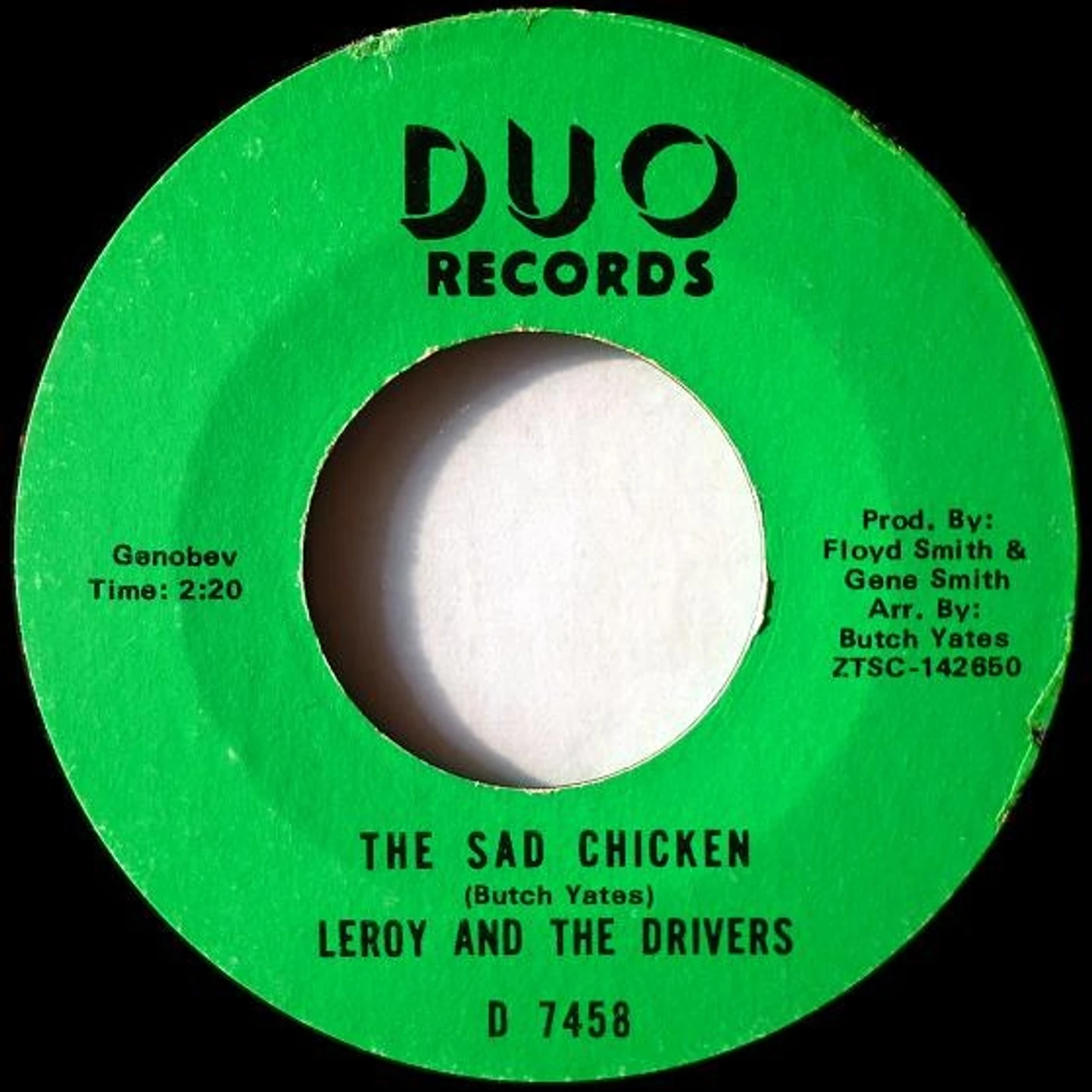 Leroy & The Drivers Rainy Night in Georgia Vinyl Record