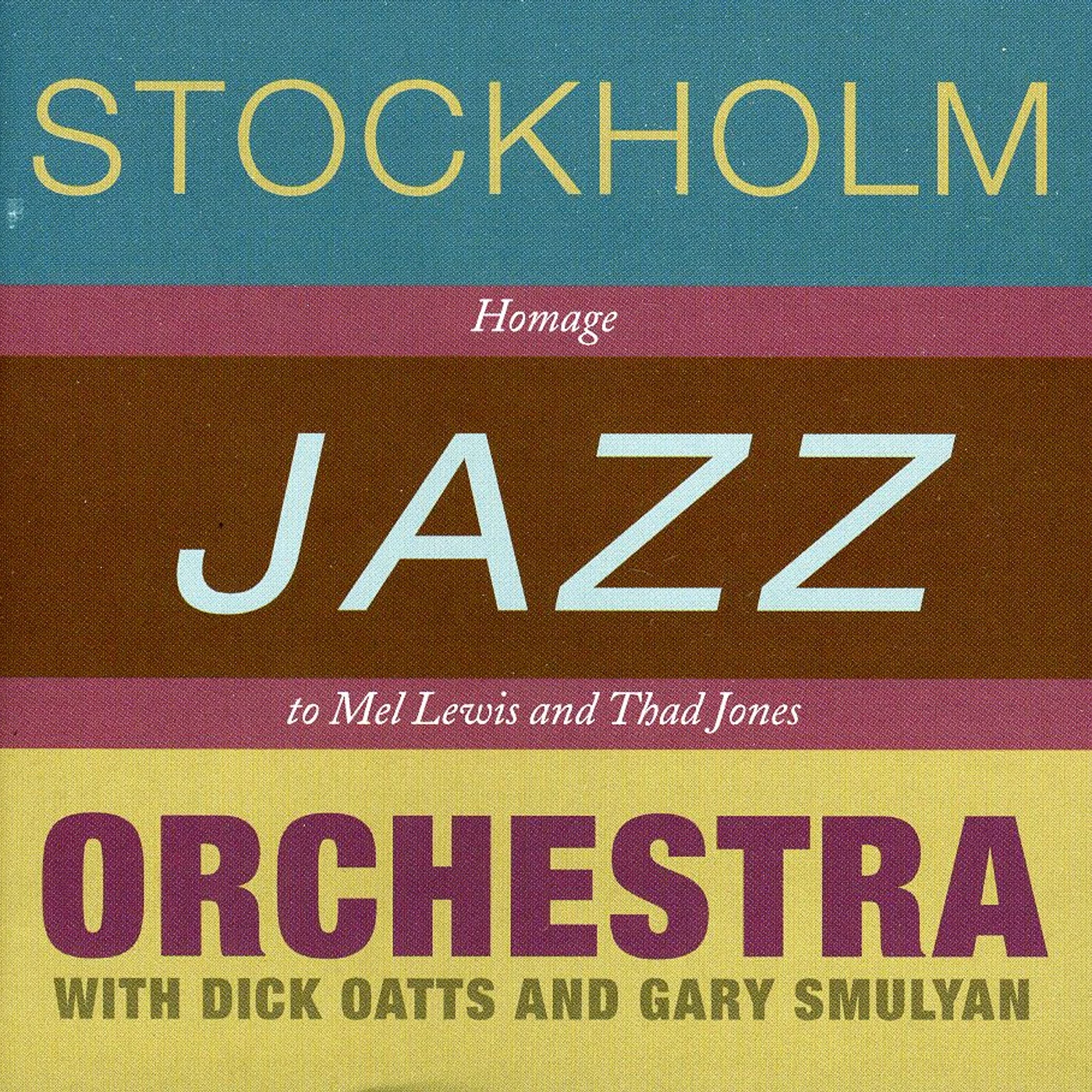 Stockholm Jazz Orchestra HOMAGE CD