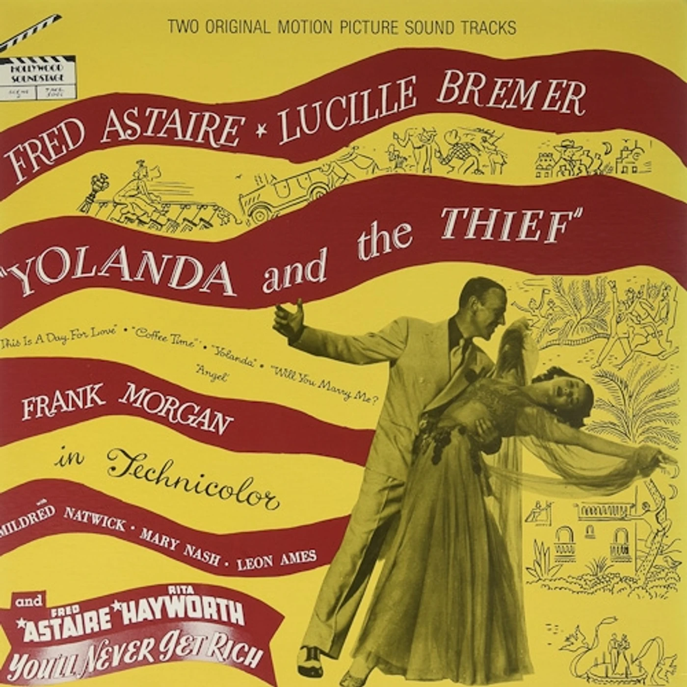 Fred Astaire YOLANDA AND THE THIEF / NEVER GET RICH / Original Soundtrack Vinyl Record