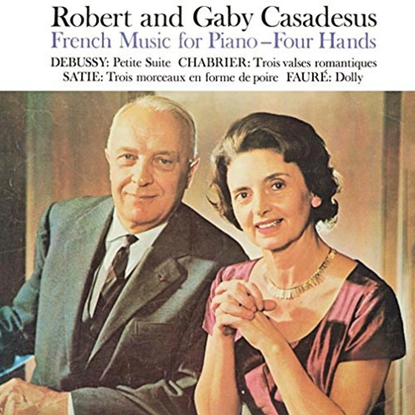 Robert Casadesus FRENCH PIANO MUSIC FOR TWO HANDS CD