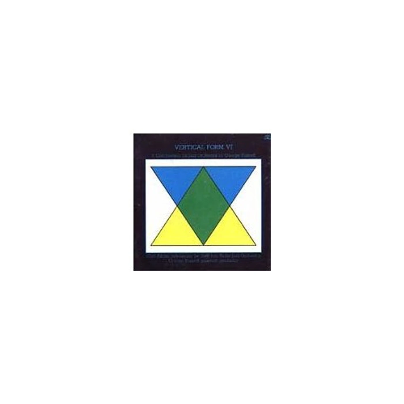 George Russell VERTICAL FORM VI CD