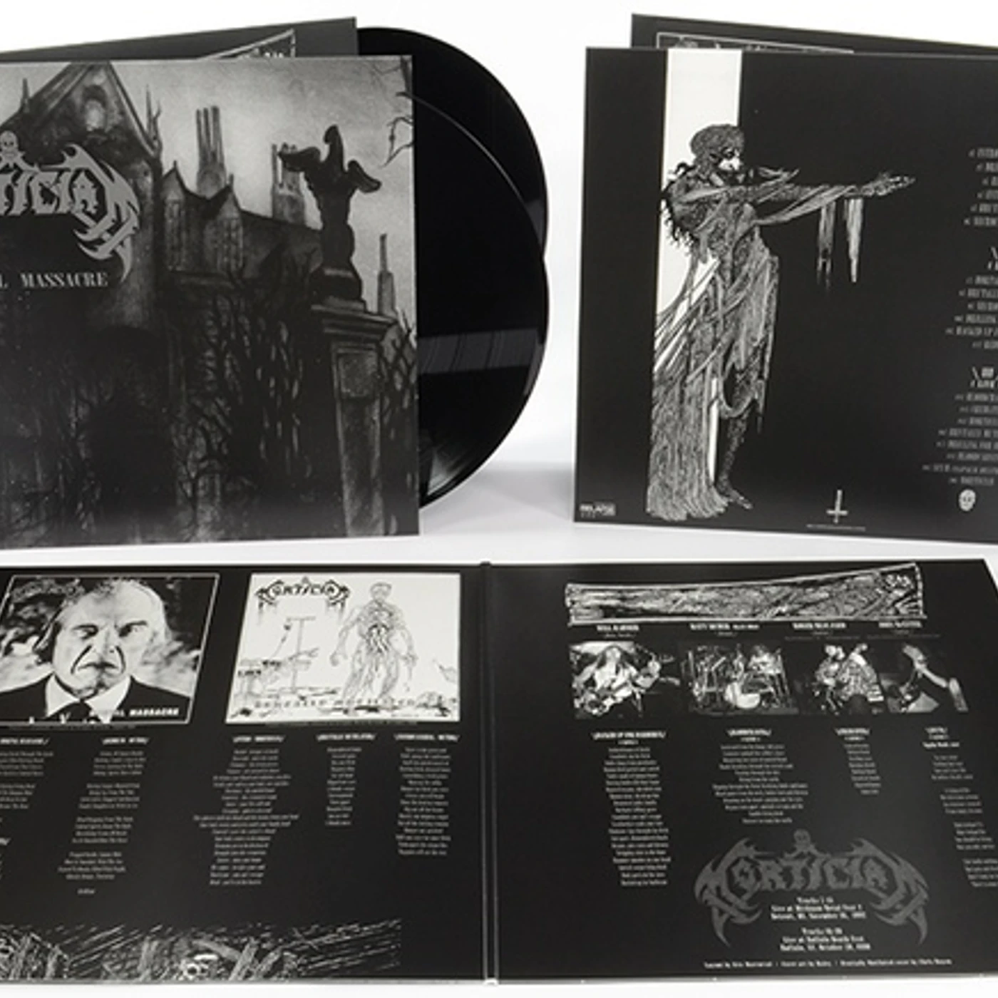 Mortician MORTAL MASSACRE Vinyl Record - UK Release