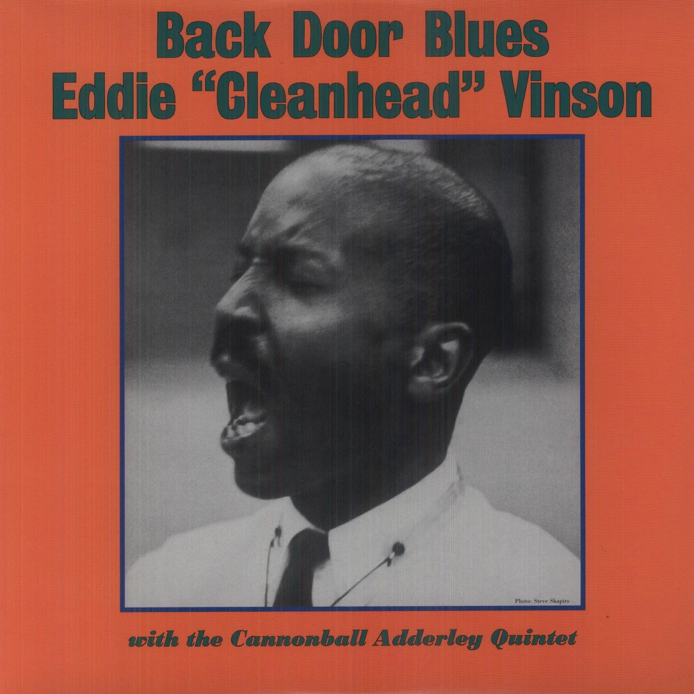 Eddie "Cleanhead" Vinson BACK DOOR BLUES WITH THE CANNONBALL ADDERLEY Vinyl Record