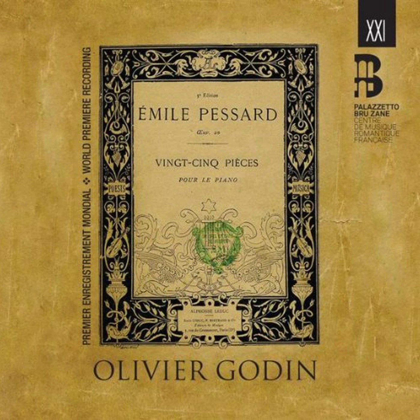 Emile Pessard VINGT CINQ PIECES POUR PIANO CD