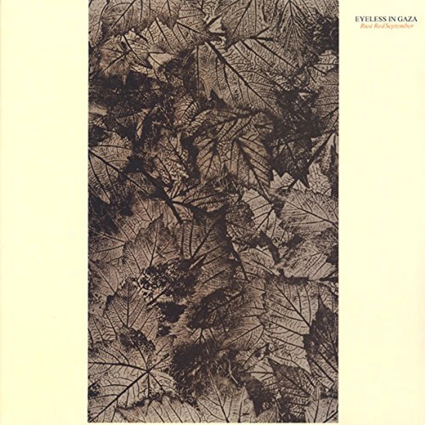 Eyeless In Gaza RUST RED SEPTEMBER Vinyl Record - UK Release