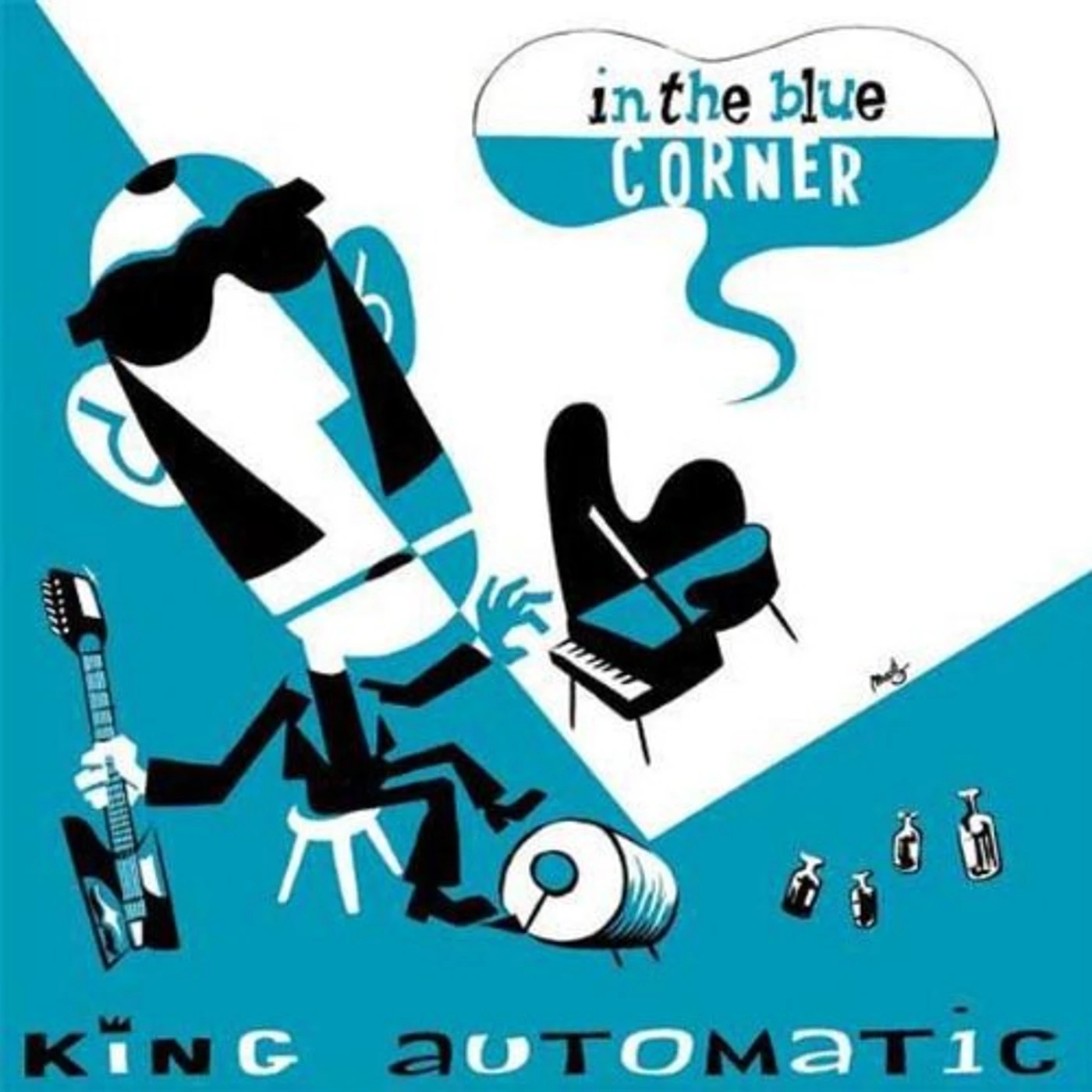 King Automatic In the Blue Corner Vinyl Record