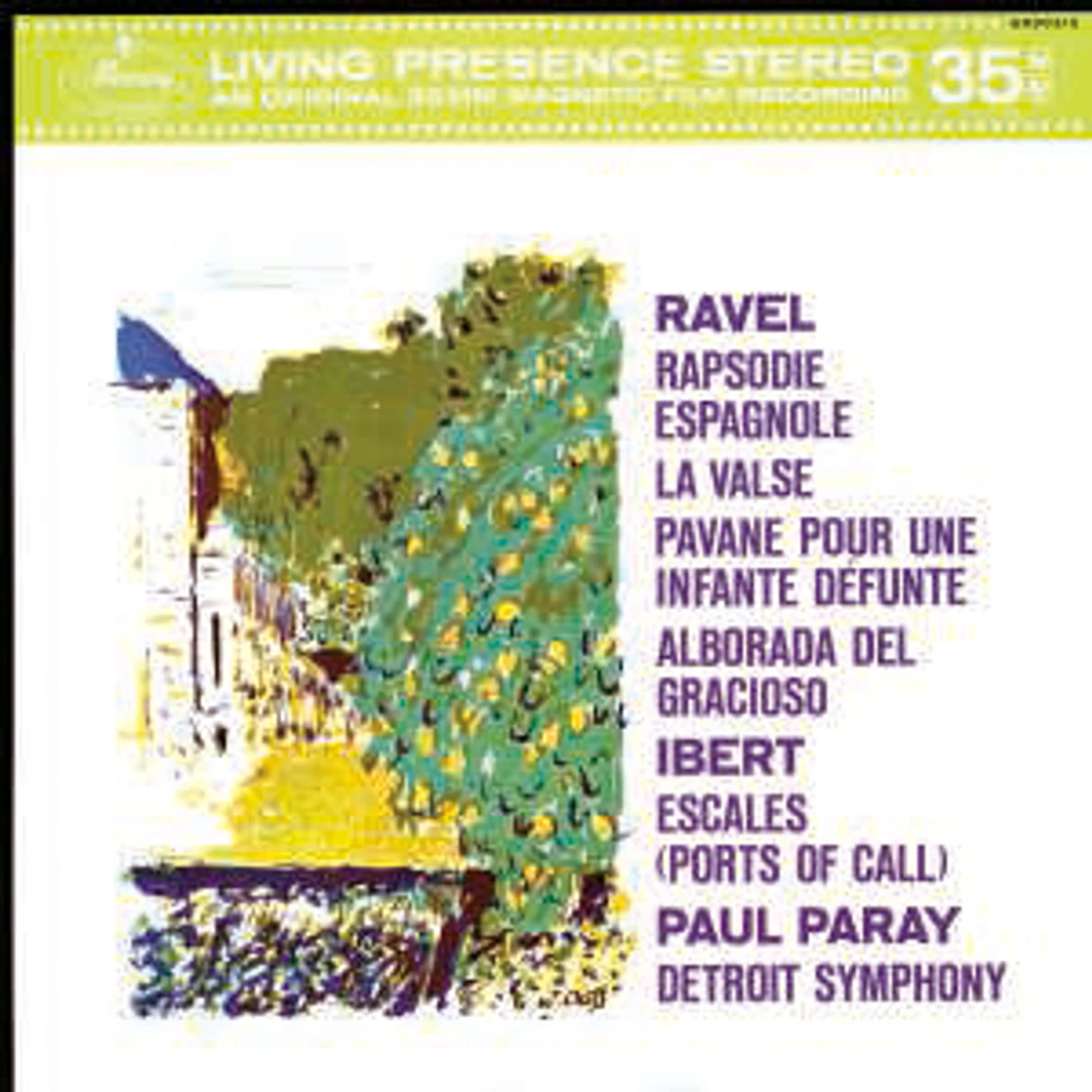 PARAY ORCHESTRAL MUSIC BY MAURICE RAVEL & JACQUES IBERT Vinyl Record