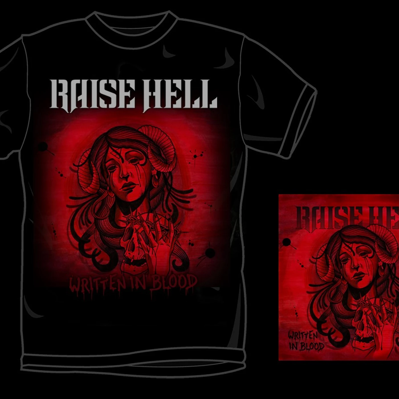 Raise Hell WRITTEN IN BLOOD (T-SHIRT S) CD