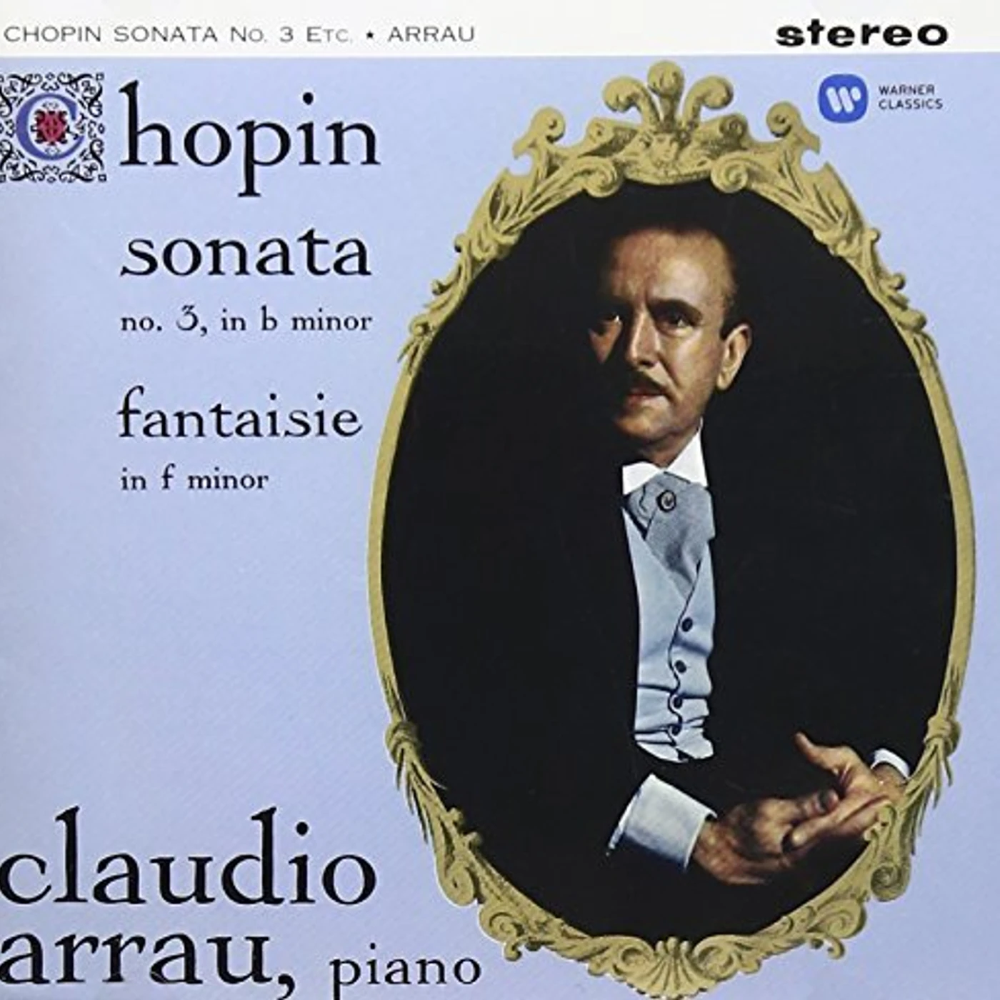 Claudio Arrau CHOPIN WEBER MENDELSSOHN CD